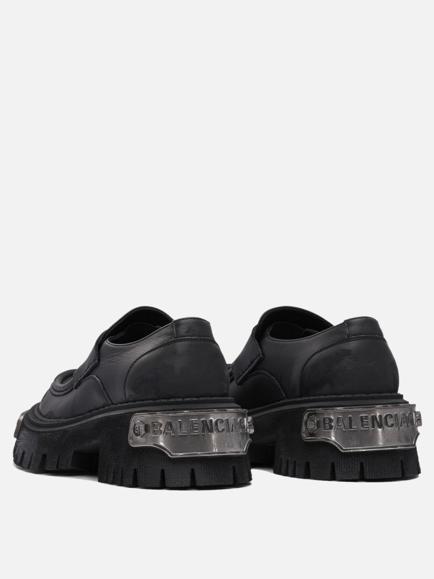 Loafers 100% calf leather - 100% rubber  Black - Balenciaga Women | PDP | VIETTI Online Store | thumbnail_4