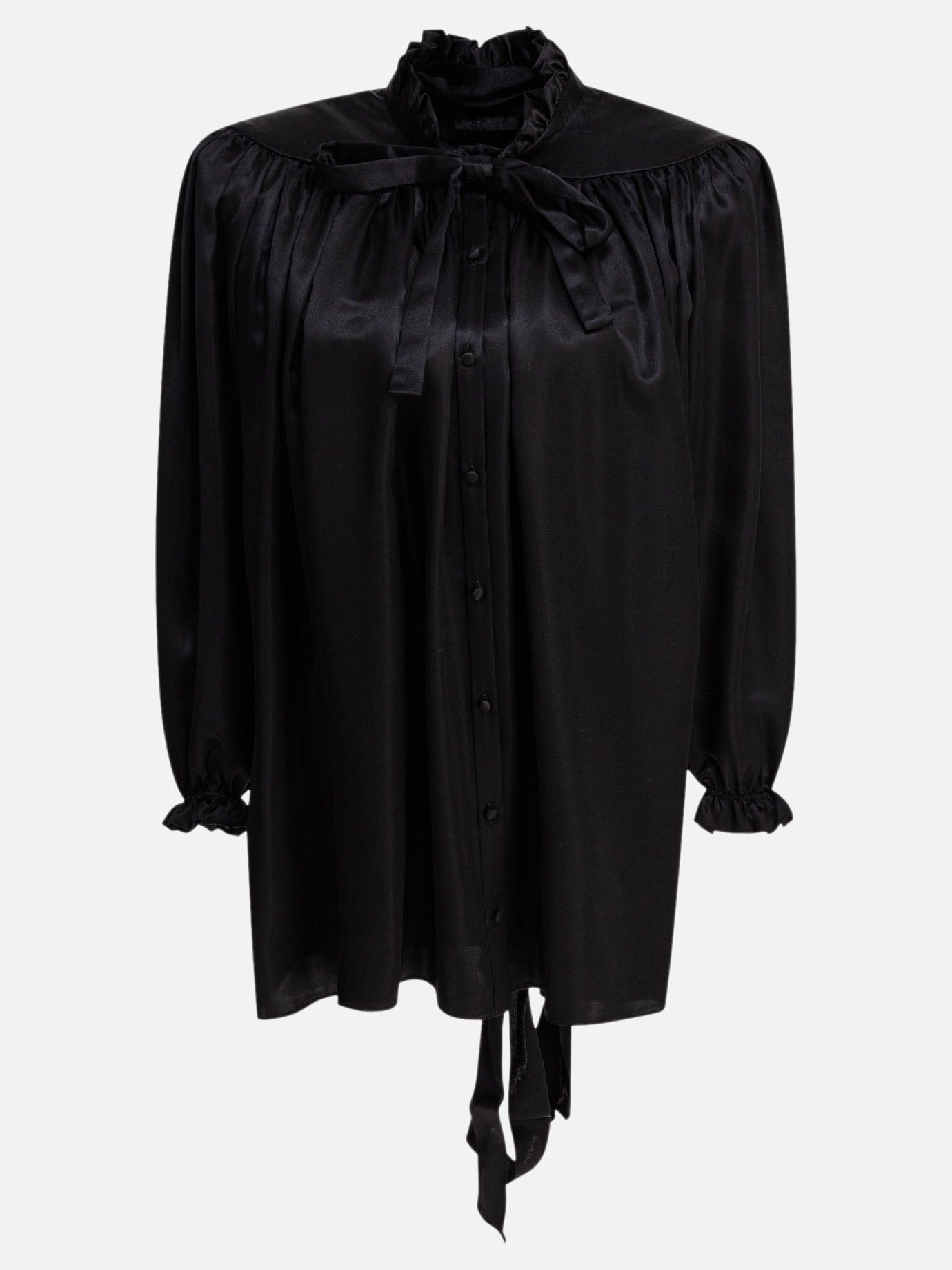Blouses Solid colour  Black - Balenciaga Women | PDP | VIETTI Online Store | thumbnail