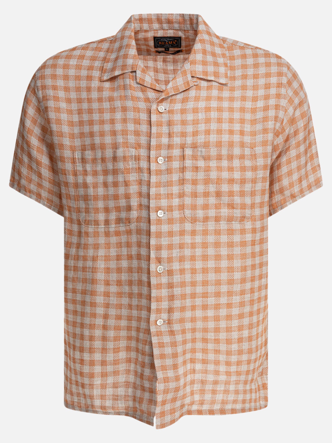 Casual shirts Gingham  Orange - Beams Plus Men | PDP | VIETTI Online Store | Zoom-Modal
