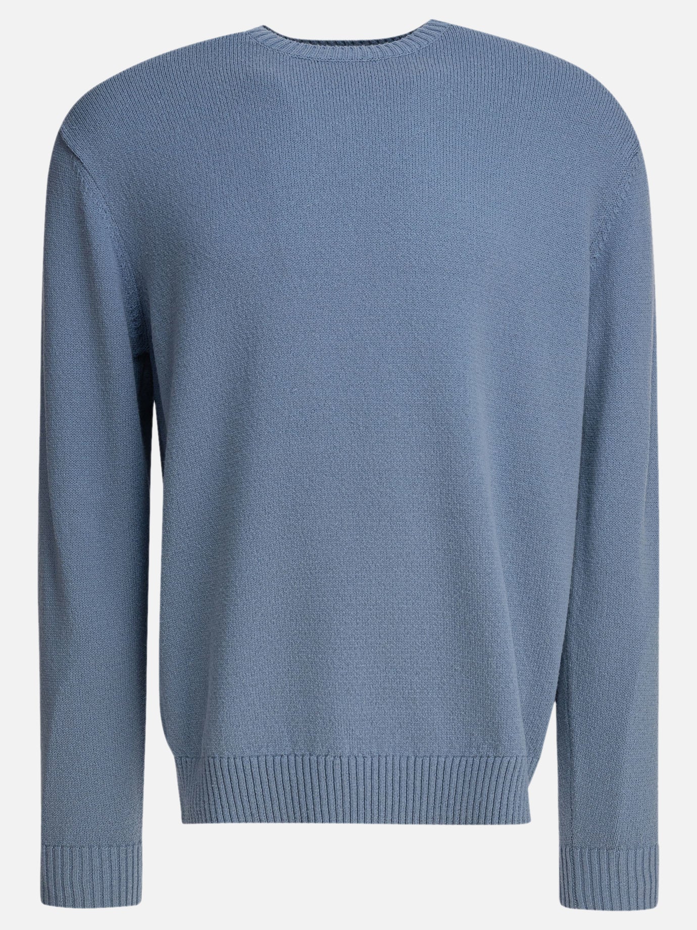 Crewneck sweaters Solid colour  Light blue - Beams Plus Men | PDP | VIETTI Online Store | thumbnail