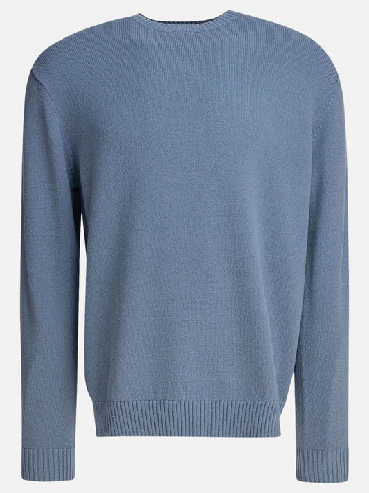 Crewneck sweaters Solid colour  Light blue - Beams Plus Men | PLP | VIETTI Online Store 
