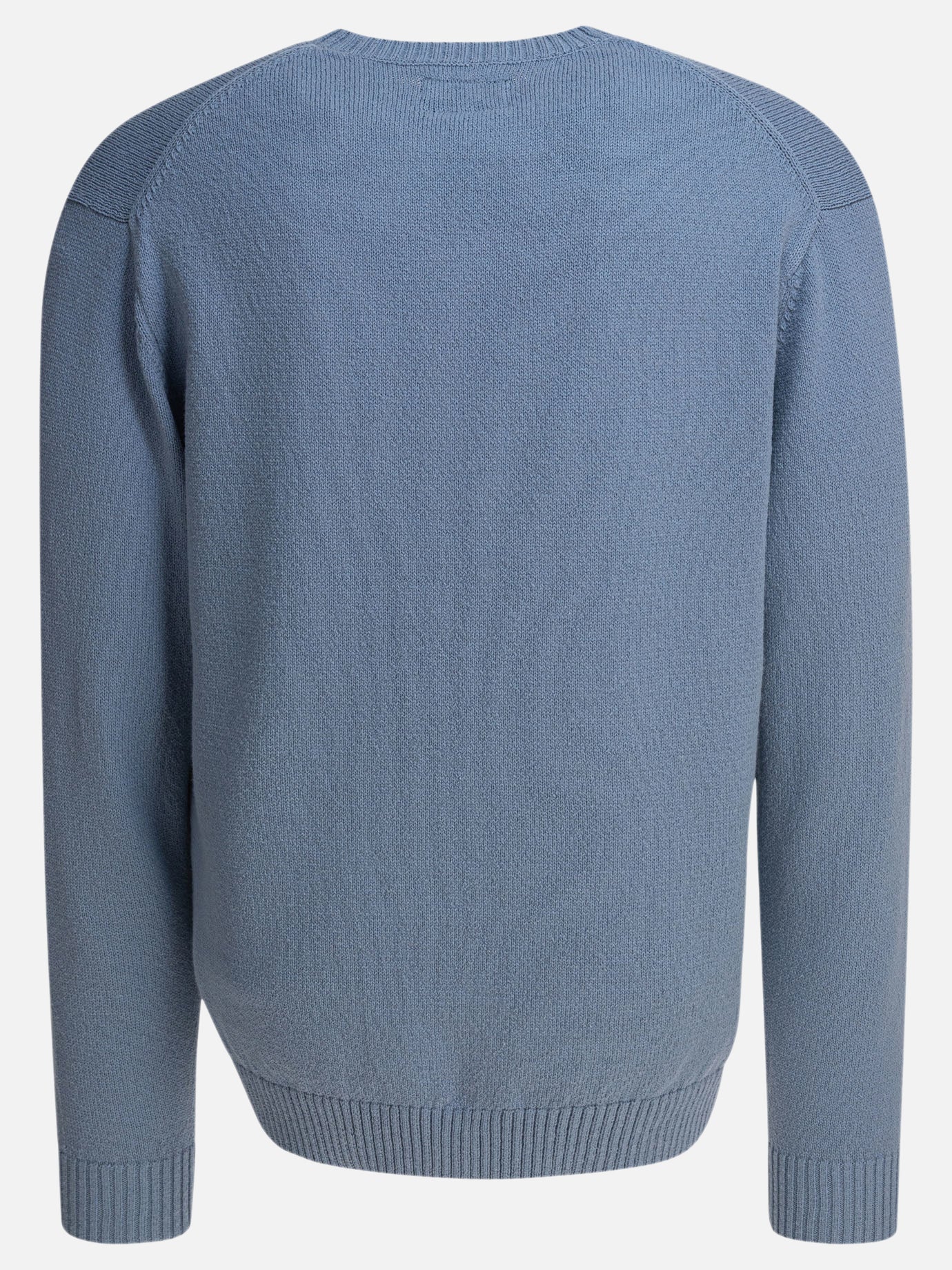 Crewneck sweaters Solid colour  Light blue - Beams Plus Men | PDP | VIETTI Online Store | Zoom-Modal_2
