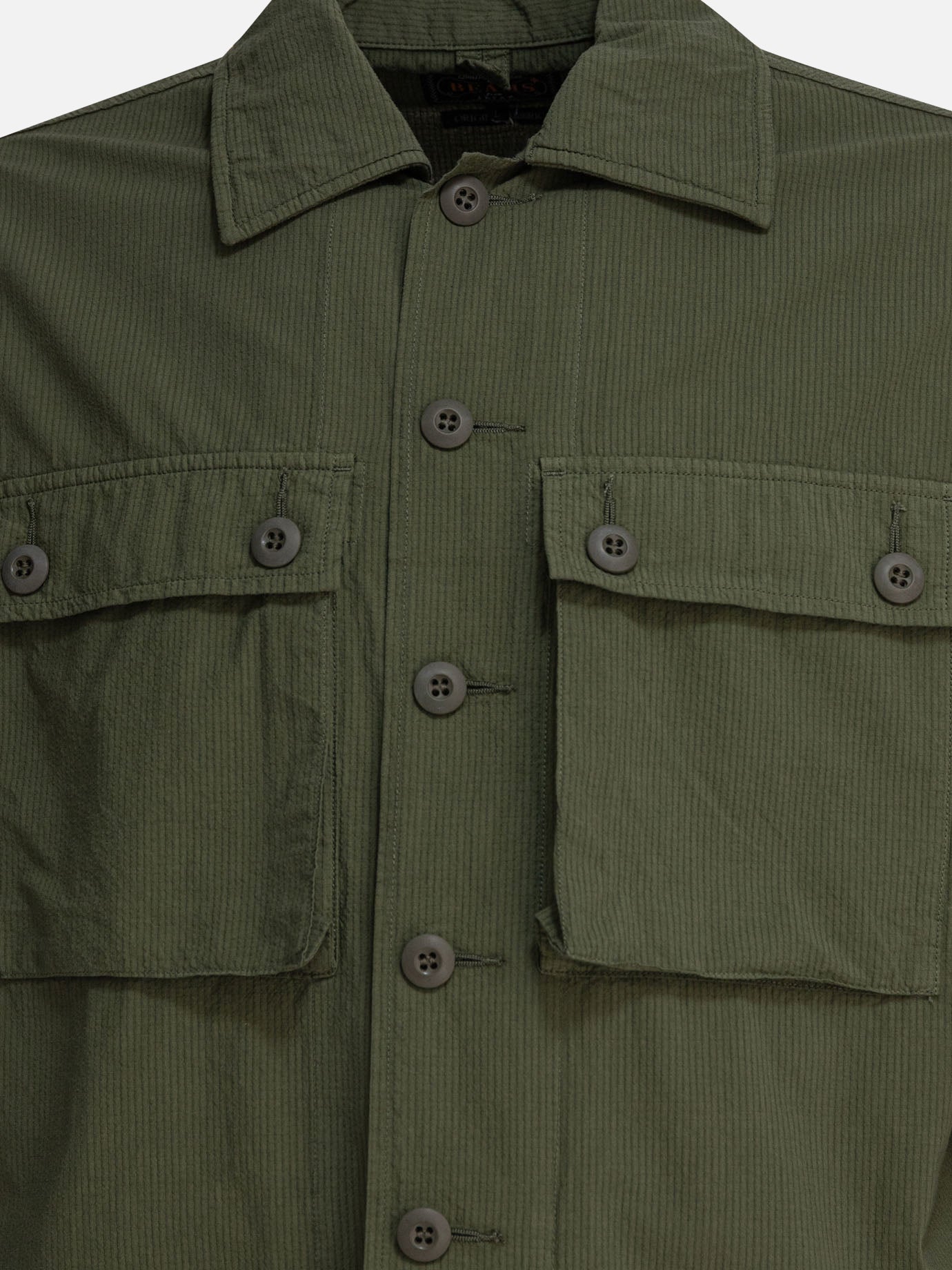 Overshirt jackets Solid colour  Green - Beams Plus Men | PDP | VIETTI Online Store | Zoom-Modal_3

