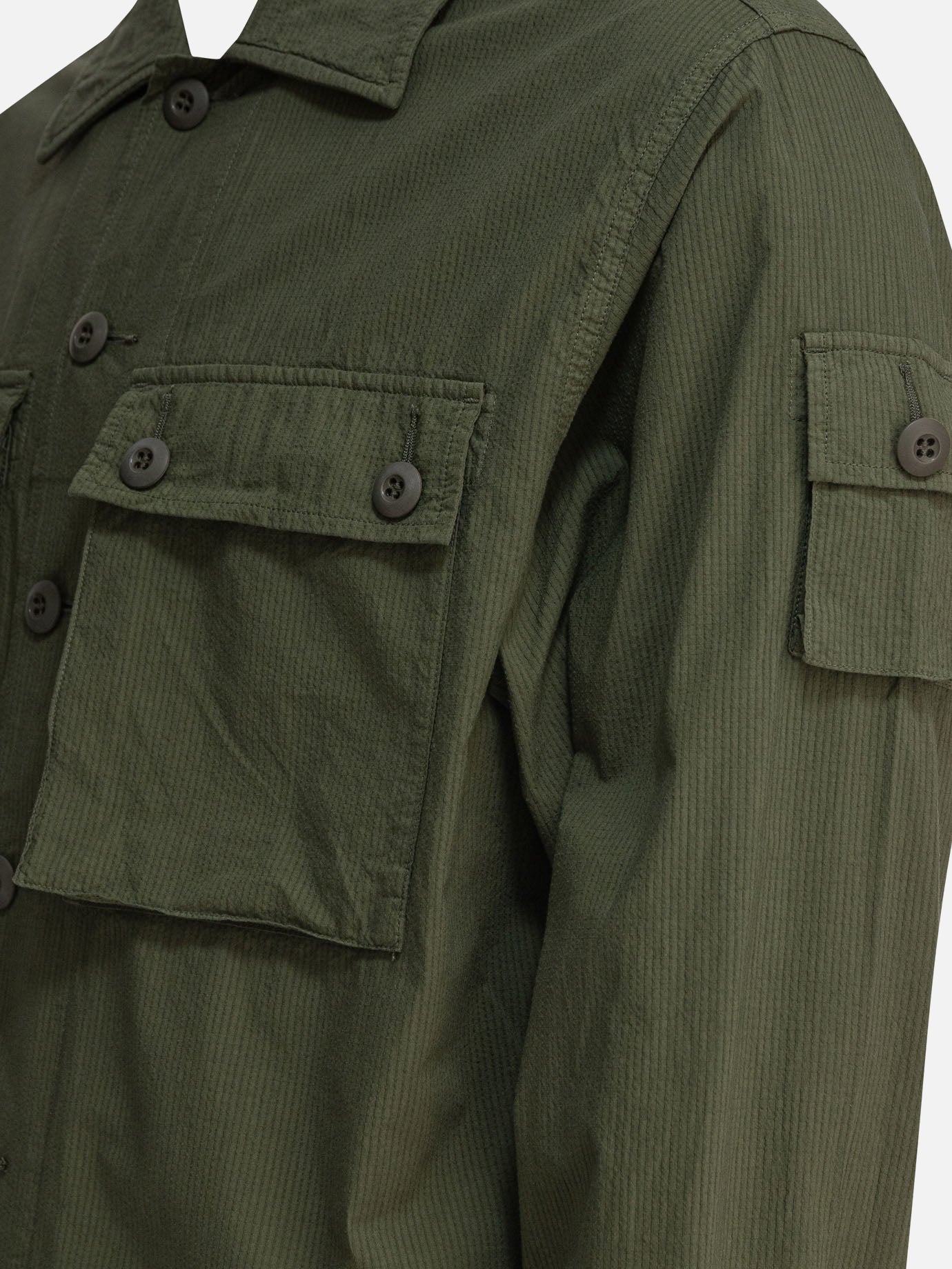 Overshirt jackets Solid colour  Green - Beams Plus Men | PDP | VIETTI Online Store | Zoom-Modal_4
