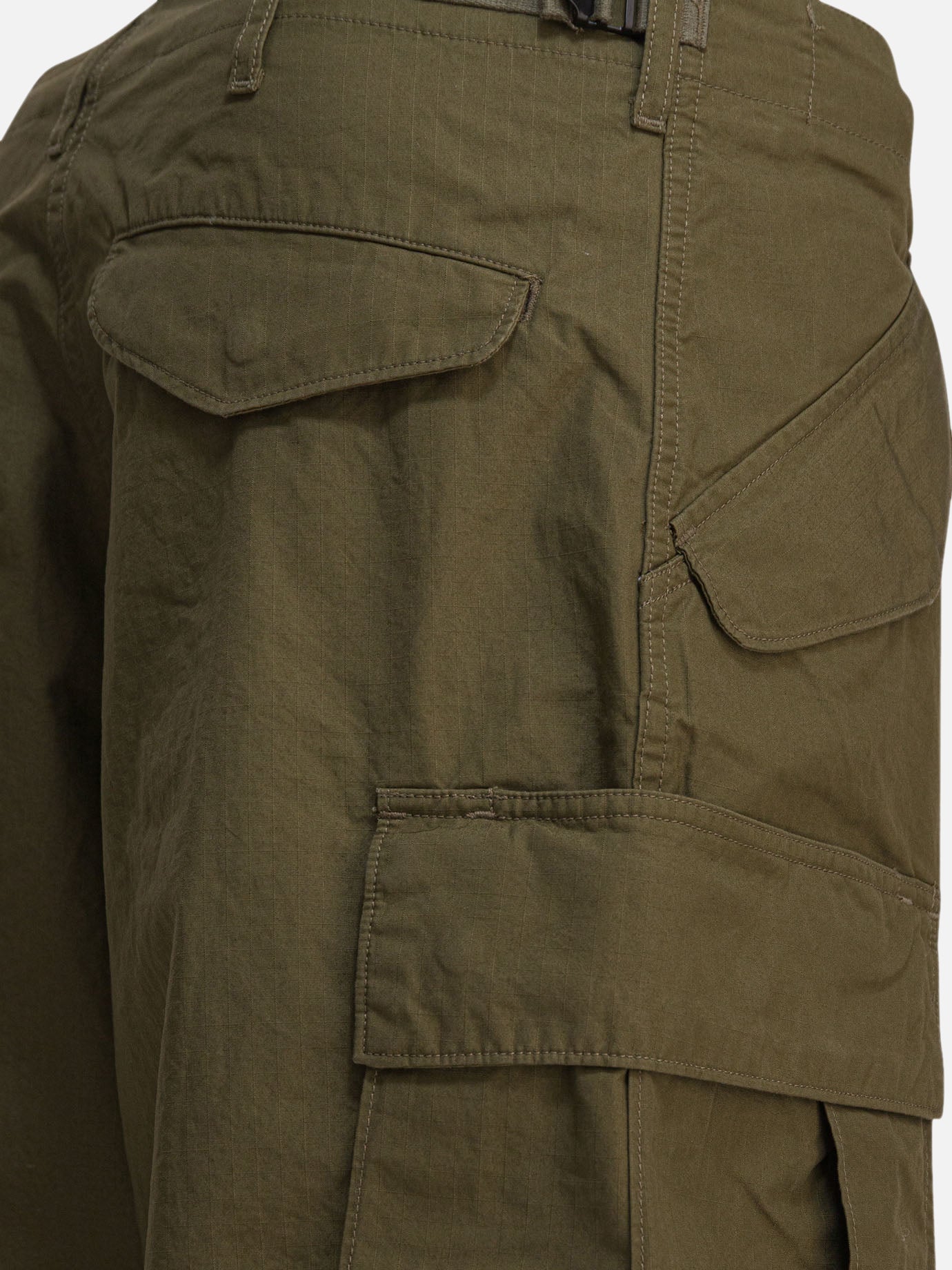 Short cargo Solid colour  Verde - Beams Plus Uomo | PDP | VIETTI Online Store | thumbnail_4