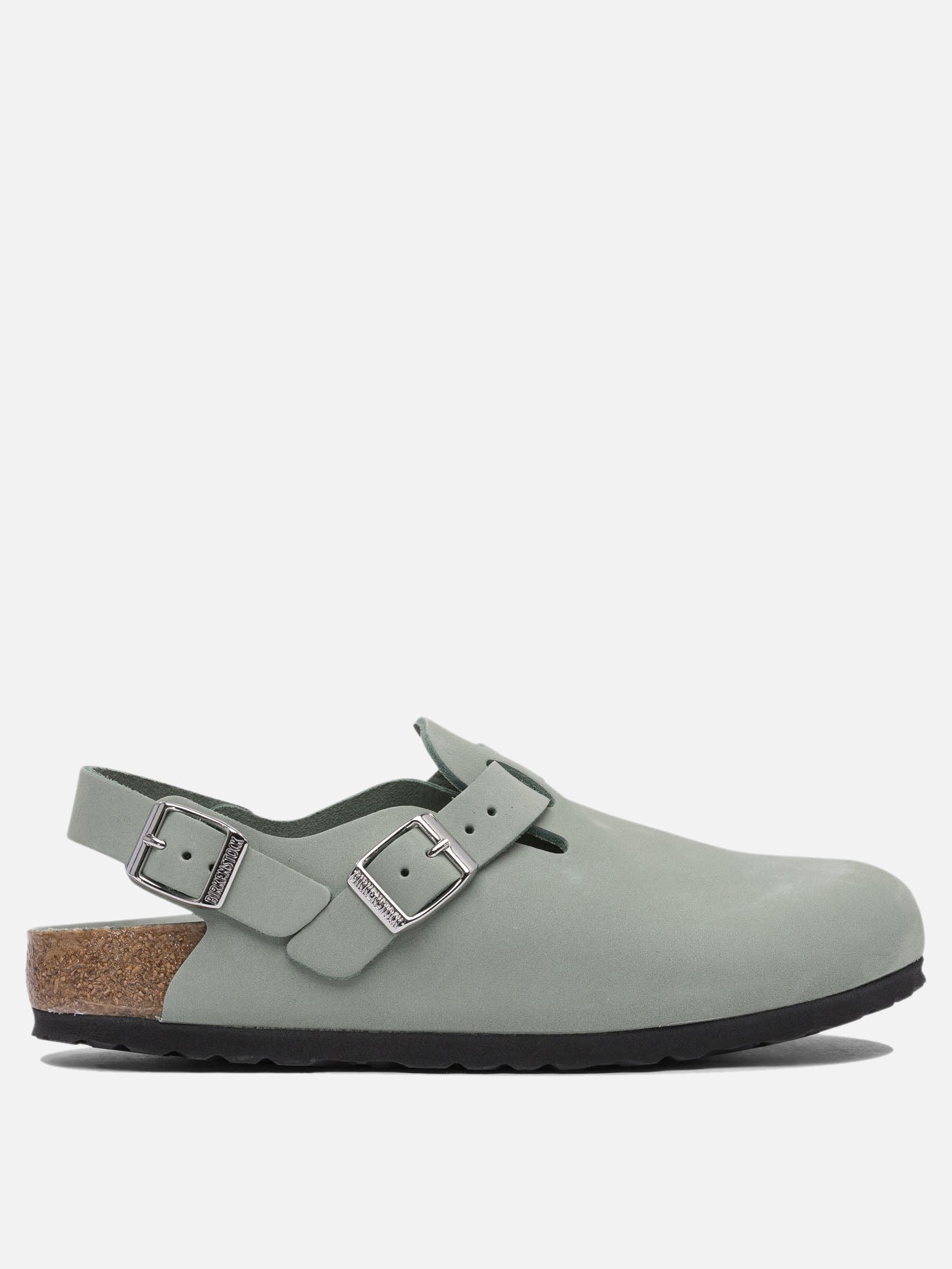 Flat sandals 100% leather - 100% eva  Green - Birkenstock Women | PDP | VIETTI Online Store | thumbnail