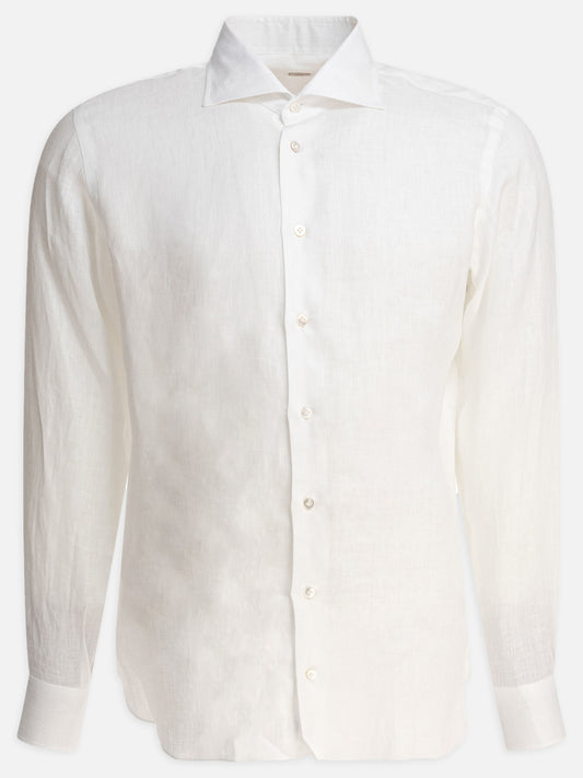 Camicie casual Solid colour  Bianco - Borriello Uomo | PLP | VIETTI Online Store 
