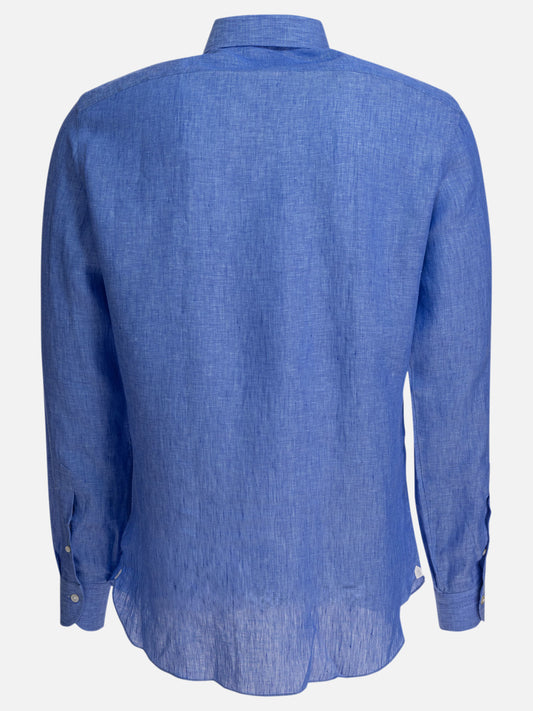 Camicie casual Solid colour  Azzurro - Borriello Uomo | PLP | VIETTI Online Store | 2
