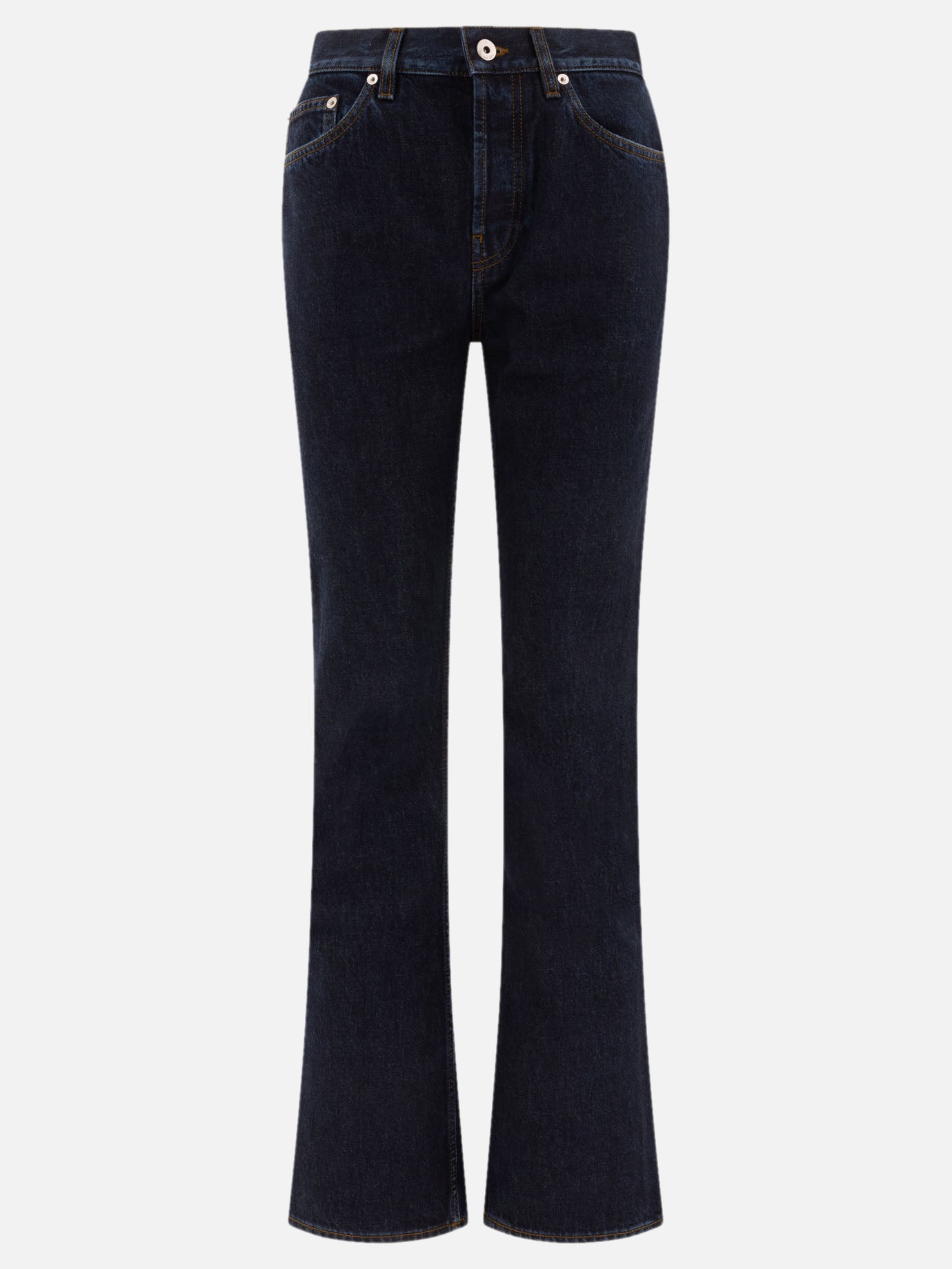 Flared jeans Solid colour  Blue - Burberry Women | PDP | VIETTI Online Store | Zoom-Modal

