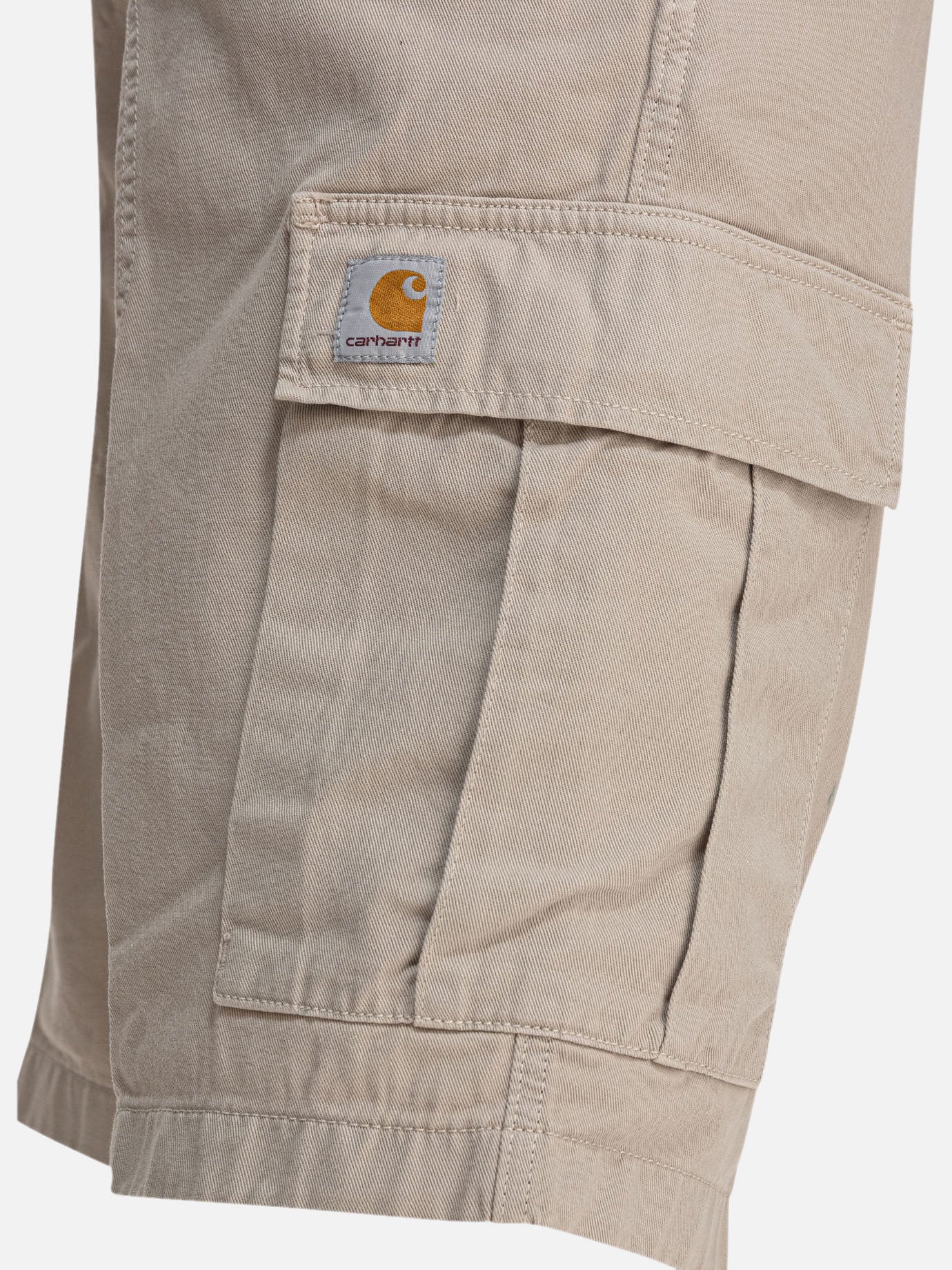 Short cargo Solid colour  Beige - Carhartt WIP Uomo | PDP | VIETTI Online Store | thumbnail_4