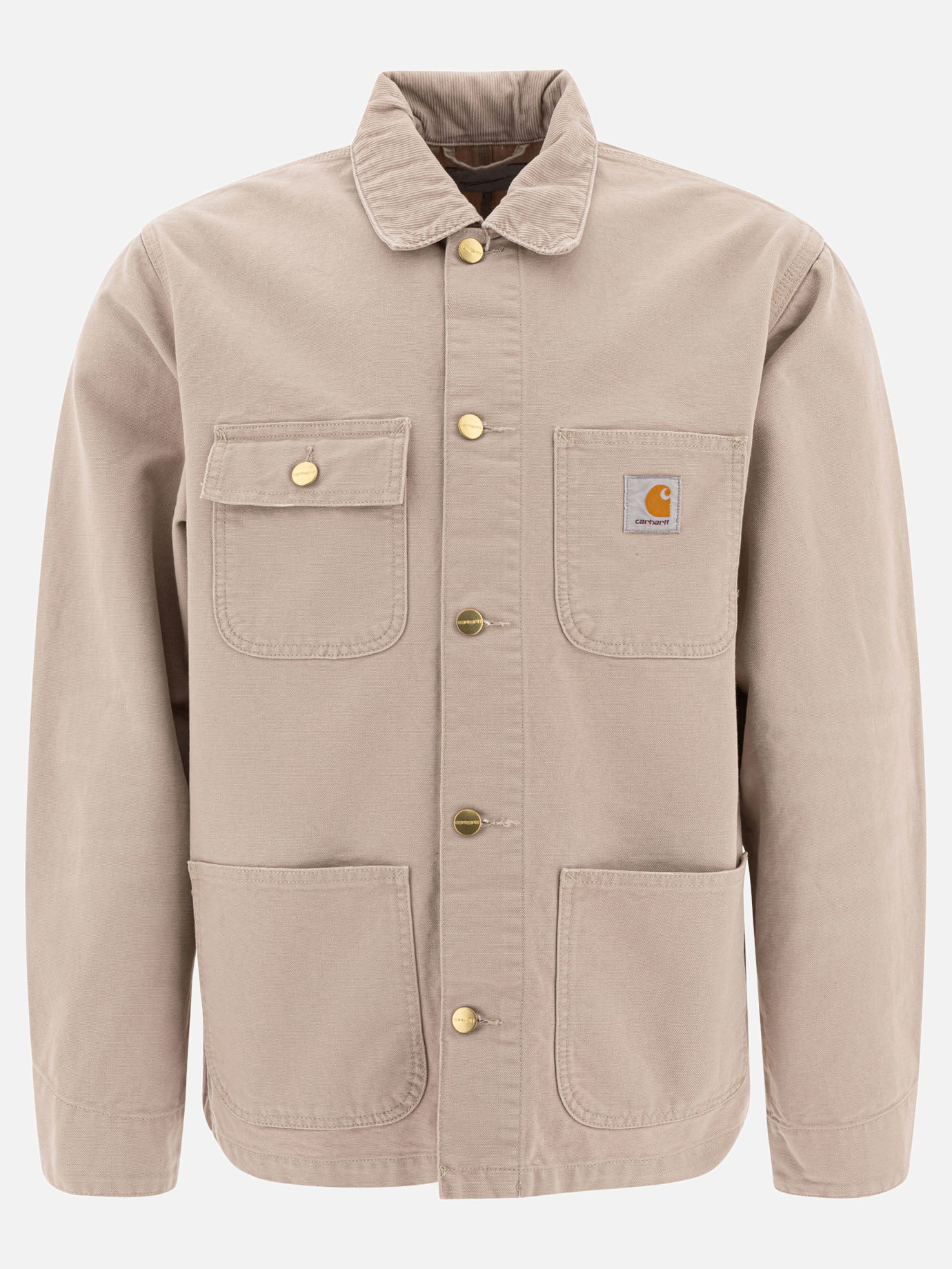 Denim jackets Logo  Beige - Carhartt WIP Men | PDP | VIETTI Online Store | thumbnail