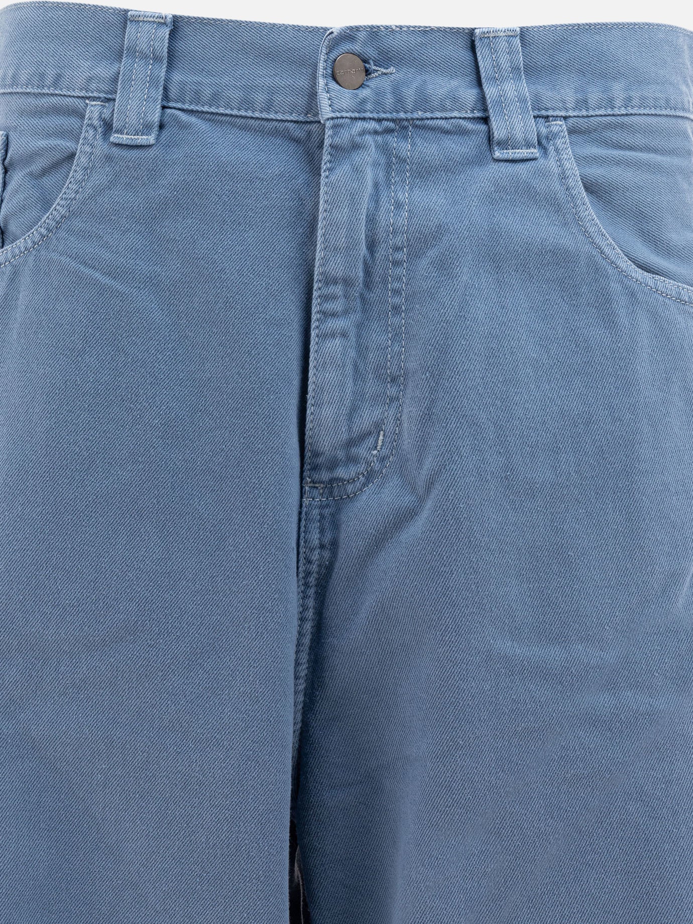 Leisure trousers Solid colour  Light blue - Carhartt WIP Men | PDP | VIETTI Online Store | thumbnail_3