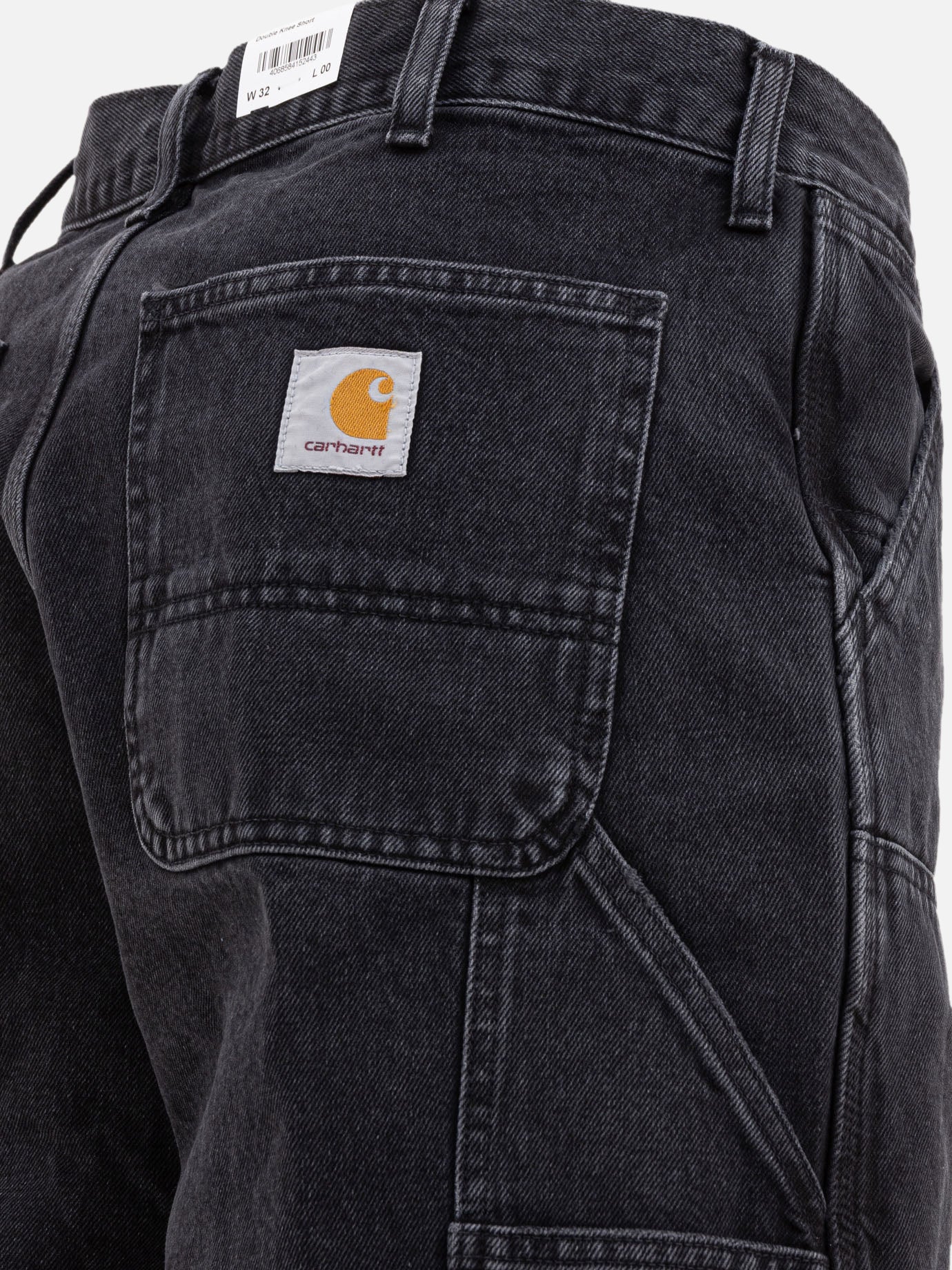 Utility shorts Solid colour  Black - Carhartt WIP Men | PDP | VIETTI Online Store | thumbnail_4