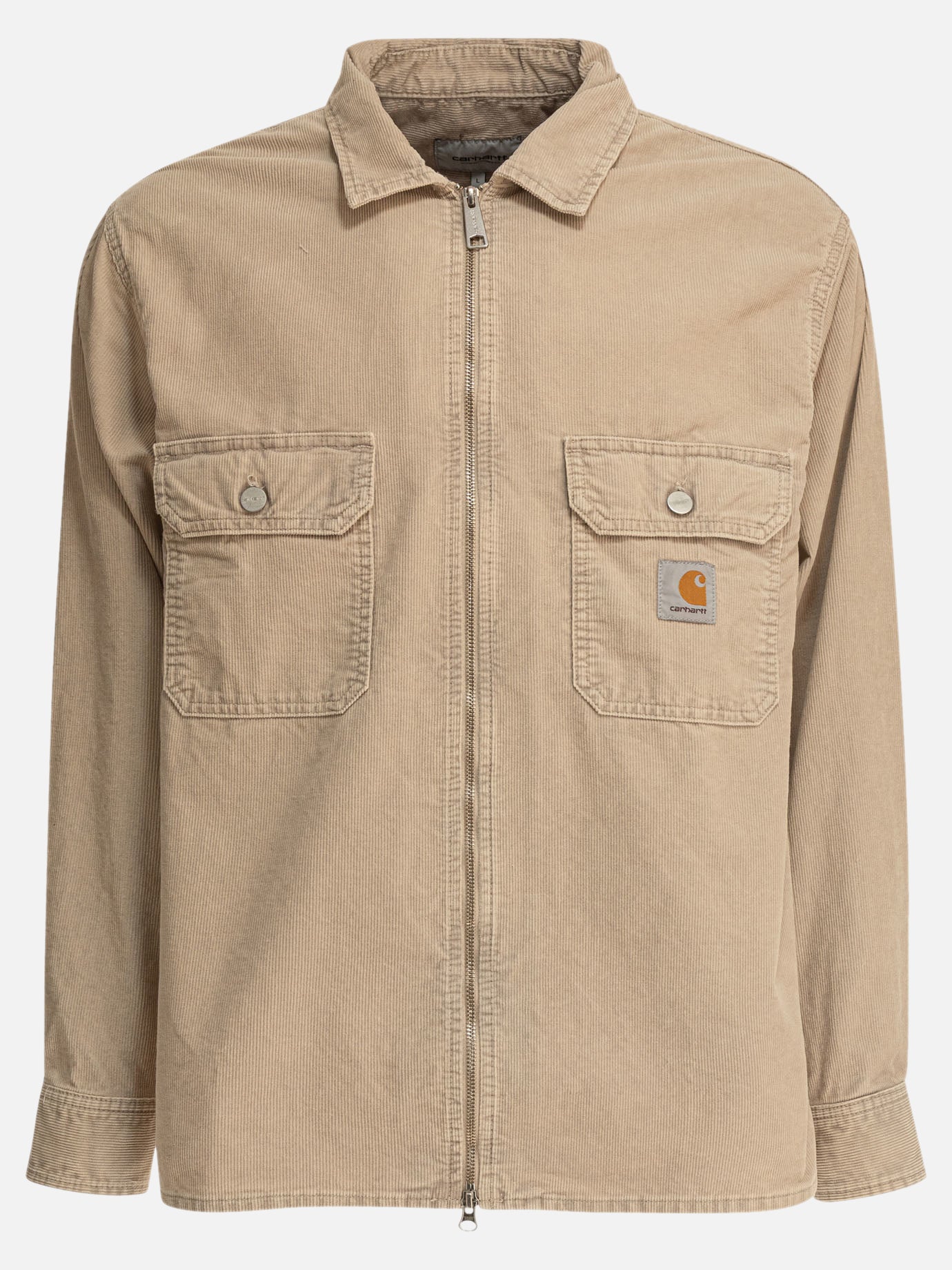 Overshirt jackets Solid colour  Beige - Carhartt WIP Men | PDP | VIETTI Online Store | Zoom-Modal
