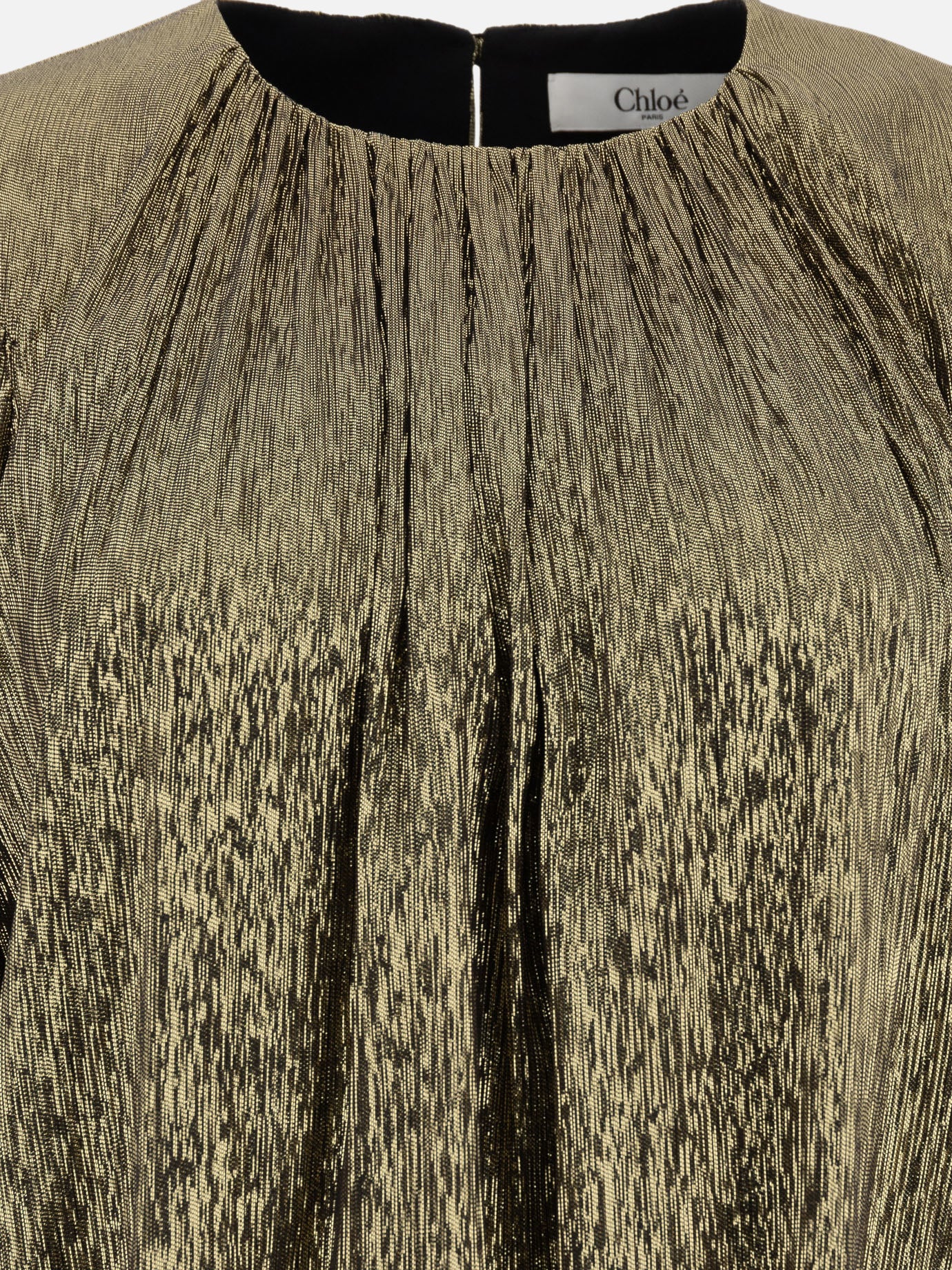 Abiti corti Solid colour  Oro - Chloé Donna | PDP | VIETTI Online Store | Zoom-Modal_3
