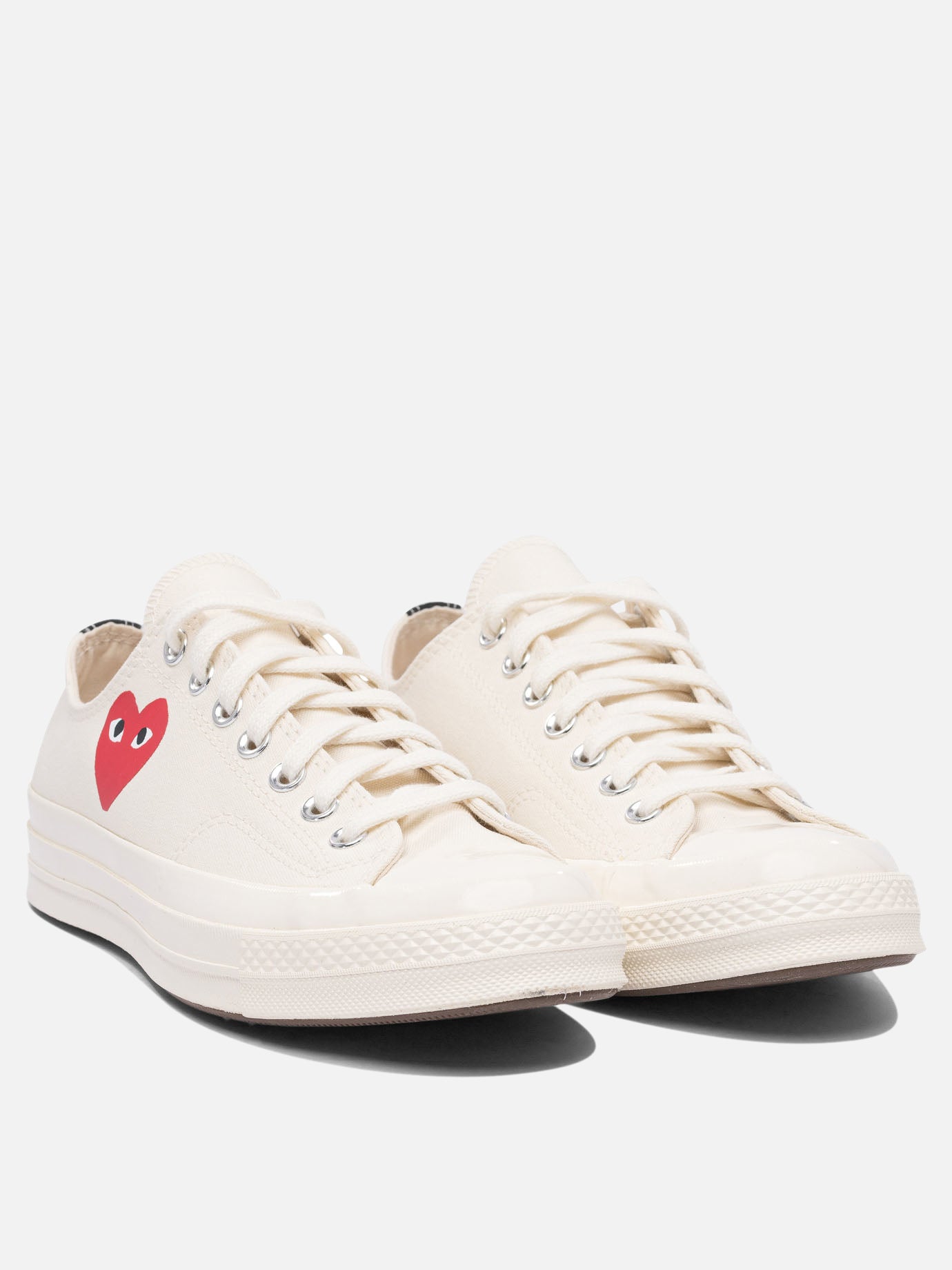 Sneaker basse 100% cotton - 100% rubber  Bianco - Comme Des Garçons Play Uomo | PDP | VIETTI Online Store | Zoom-Modal_2
