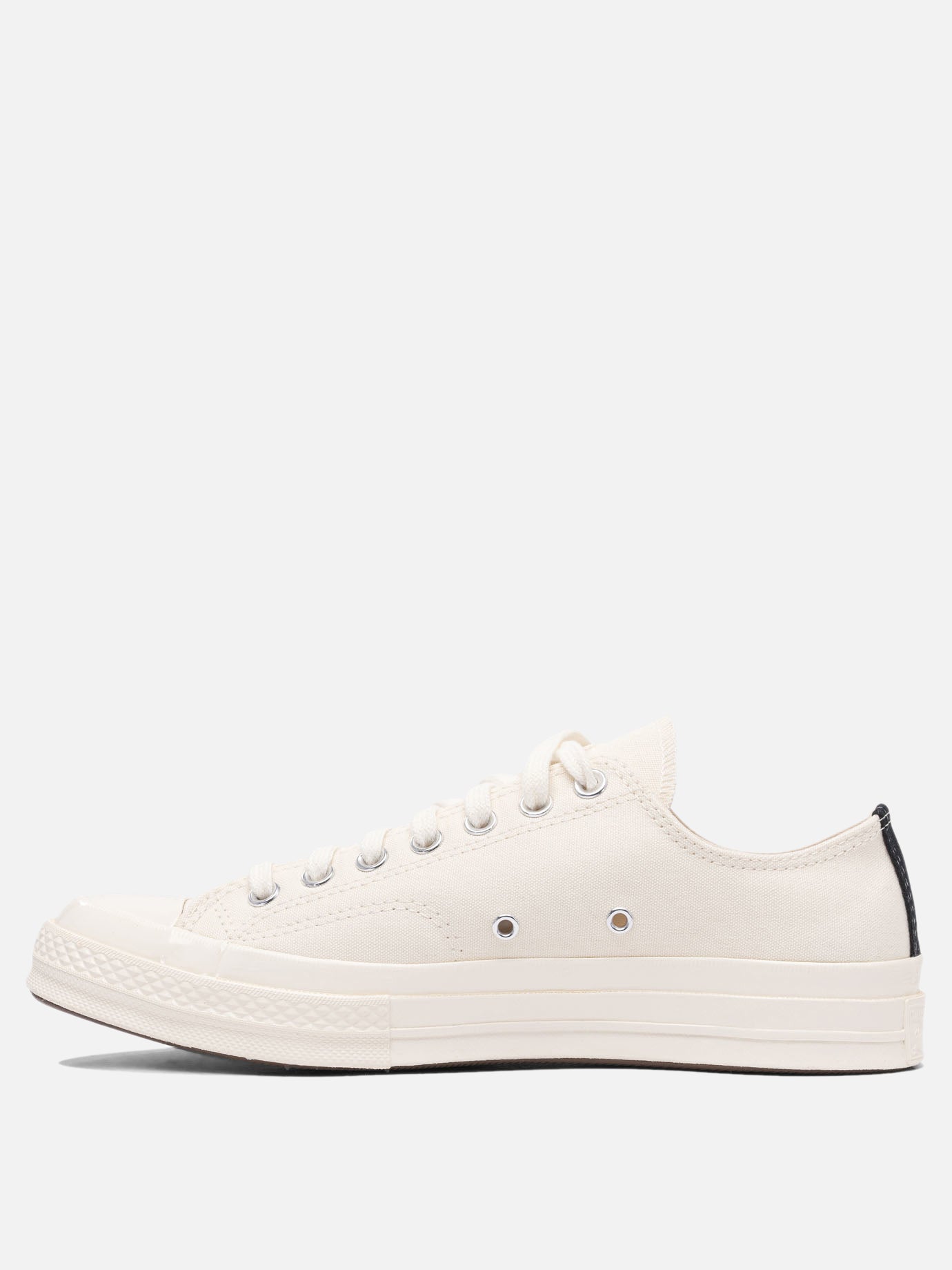 Sneaker basse 100% cotton - 100% rubber  Bianco - Comme Des Garçons Play Uomo | PDP | VIETTI Online Store | thumbnail_3