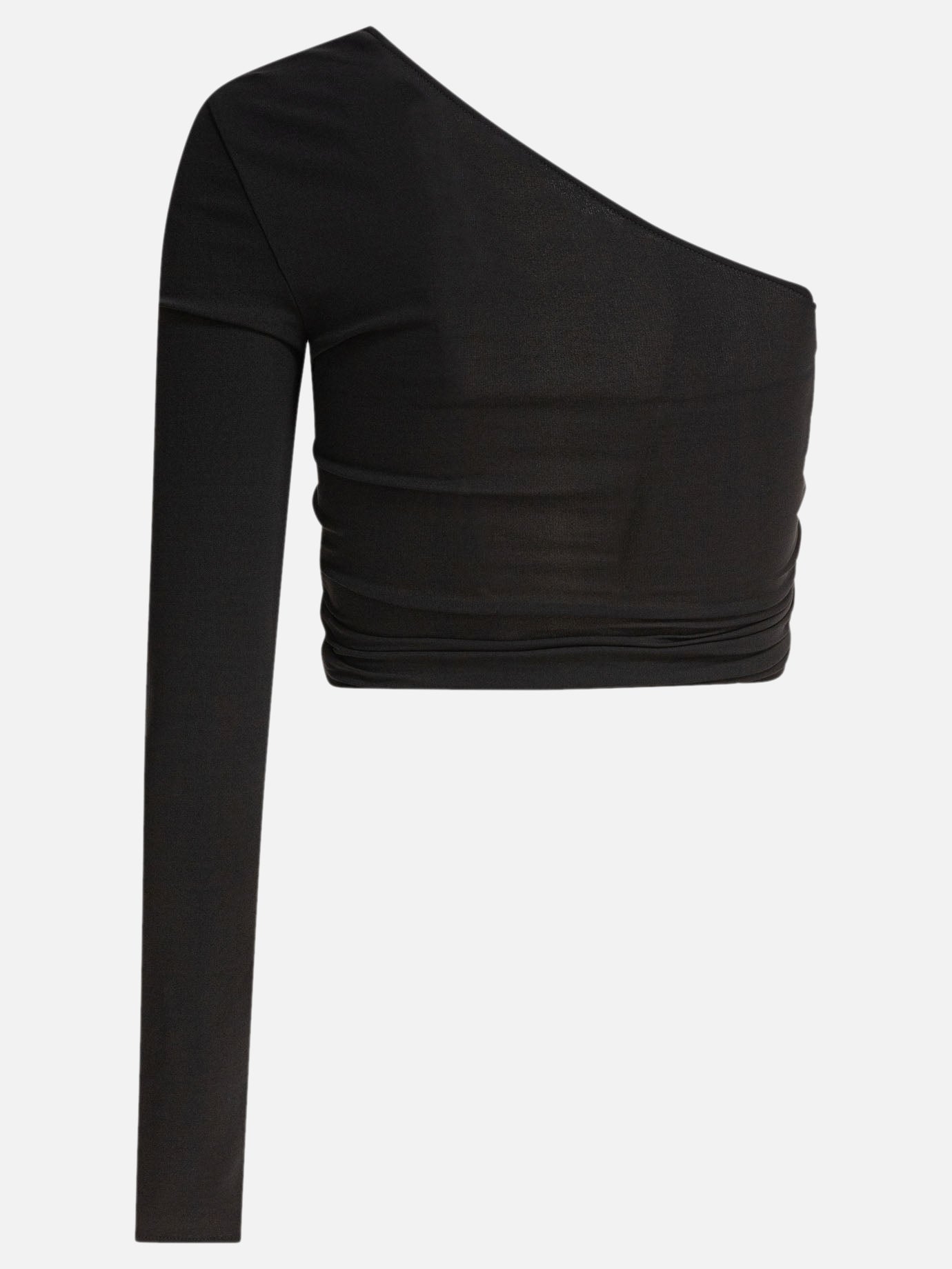 Crop tops Solid colour  Black - Courrèges Women | PDP | VIETTI Online Store | Zoom-Modal_2
