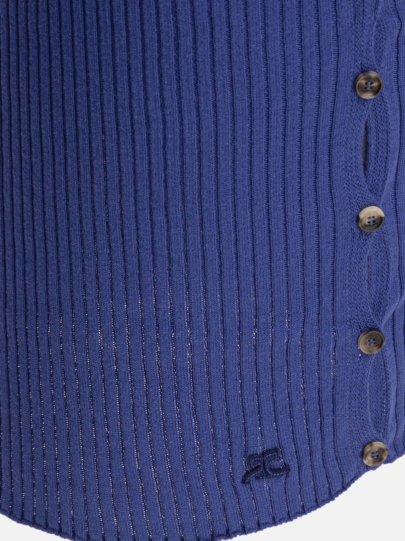 Miniskirts Striped  Blue - Courrèges Women | PDP | VIETTI Online Store | thumbnail_4