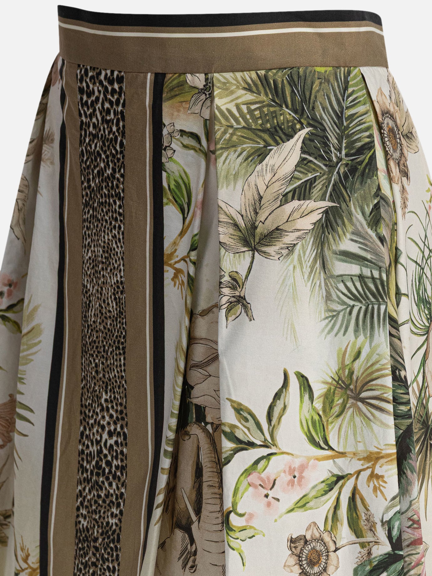 Elie Saab Flared skirt Green - Women | VIETTI Online Store