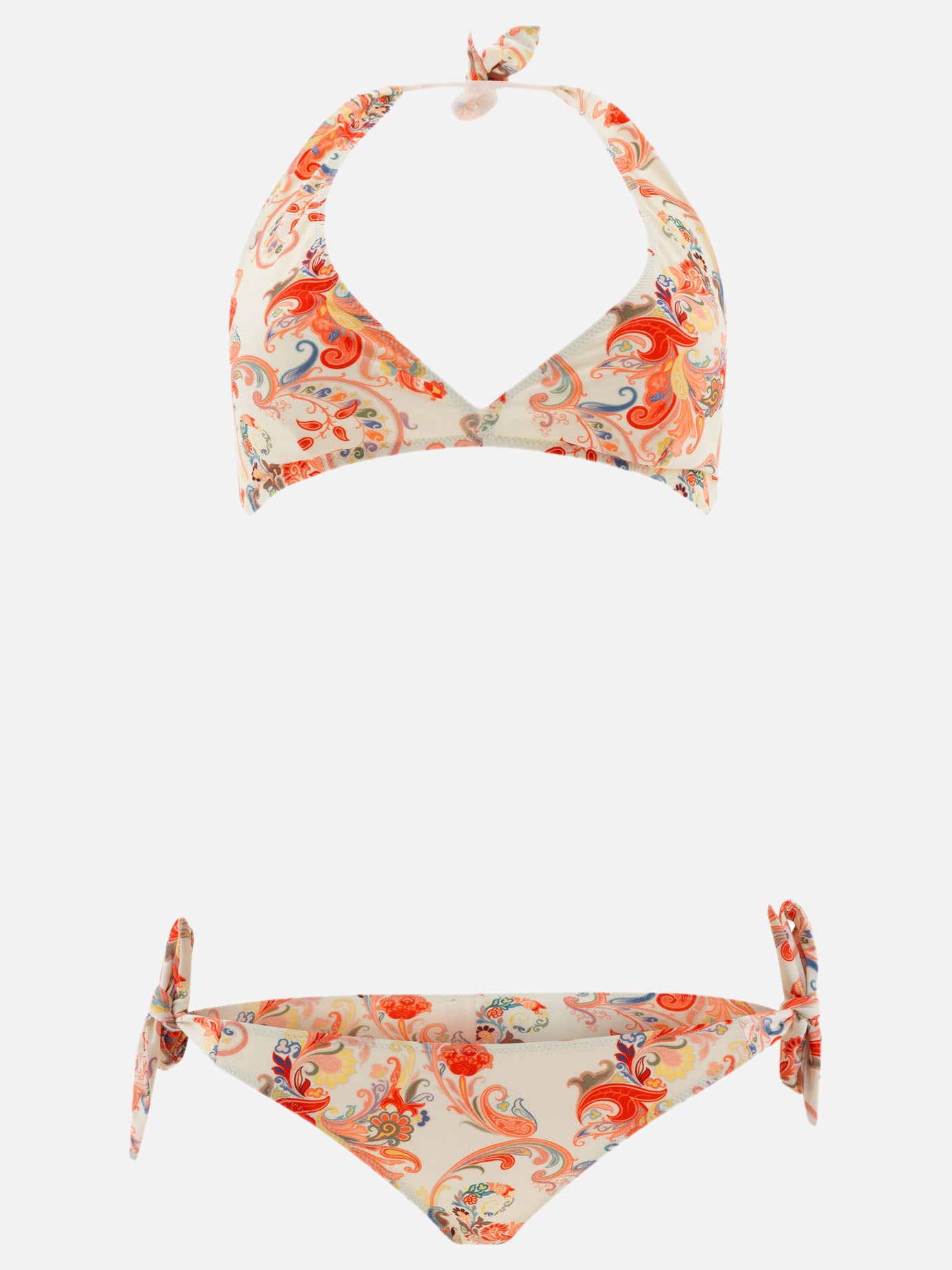 Etro Bikini with paisley print White