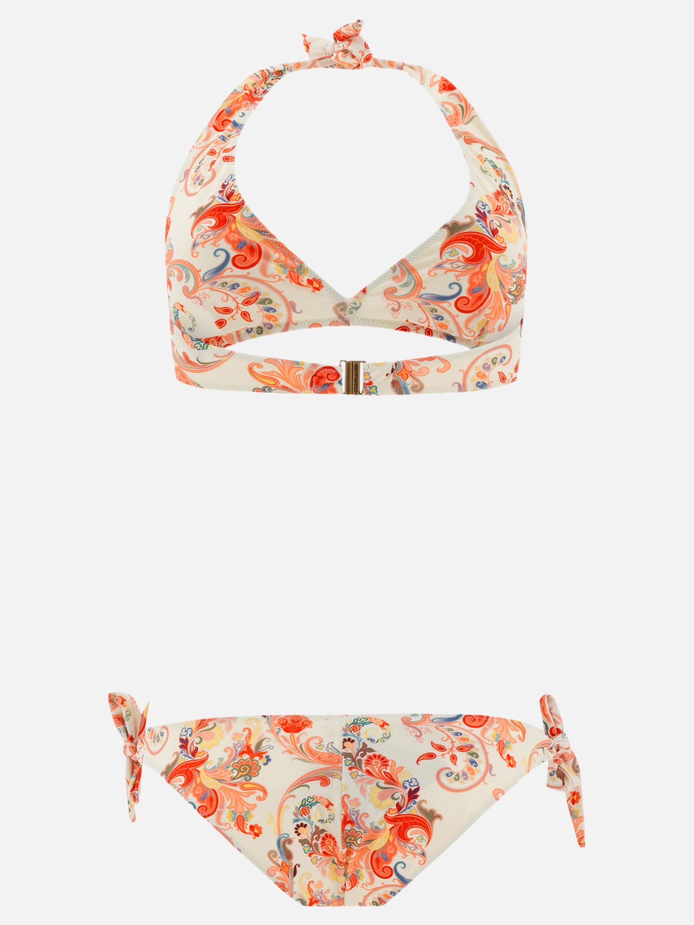 Etro Bikini with paisley print White