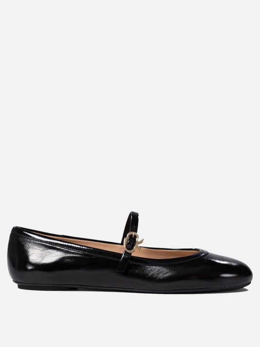 Ballerine Mary Jane 100% calf leather - 100% rubber  Nero - Gianvito Rossi Donna | PLP | VIETTI Online Store 
