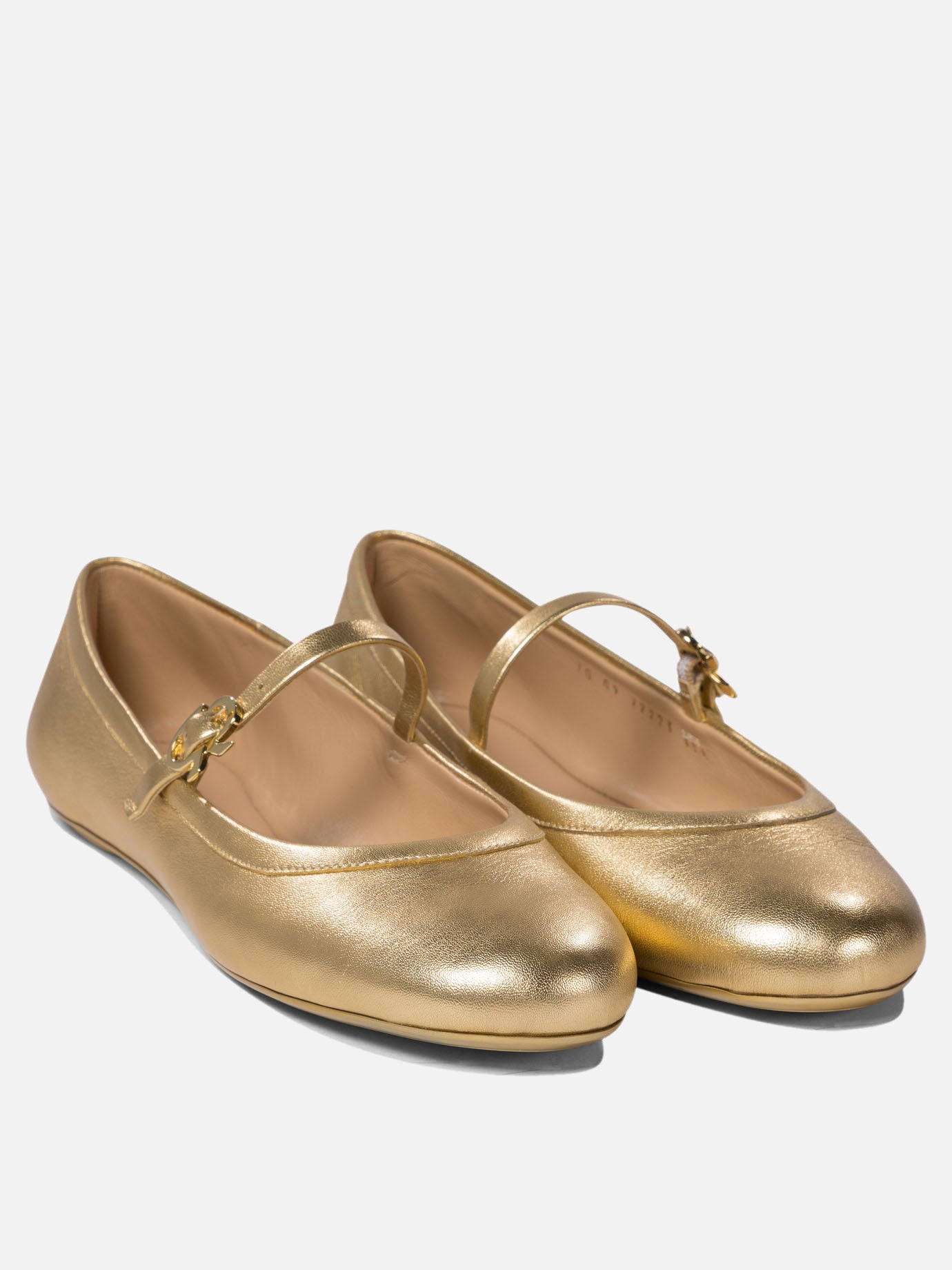 Ballerine Mary Jane 100% calf leather - 100% rubber  Oro - Gianvito Rossi Donna | PDP | VIETTI Online Store | thumbnail_2