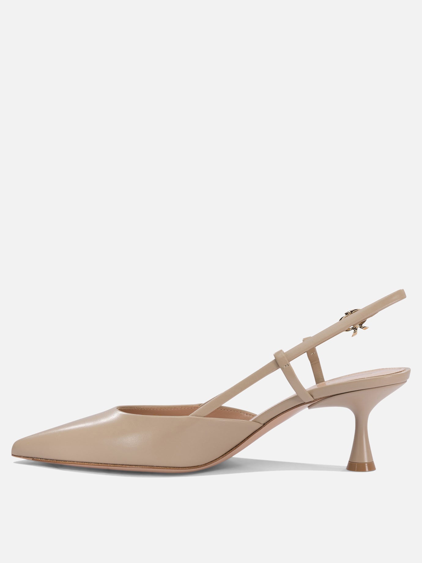 Slingbacks 100% leather - 100% leather  Beige - Gianvito Rossi Women | PDP | VIETTI Online Store | Zoom-Modal_3
