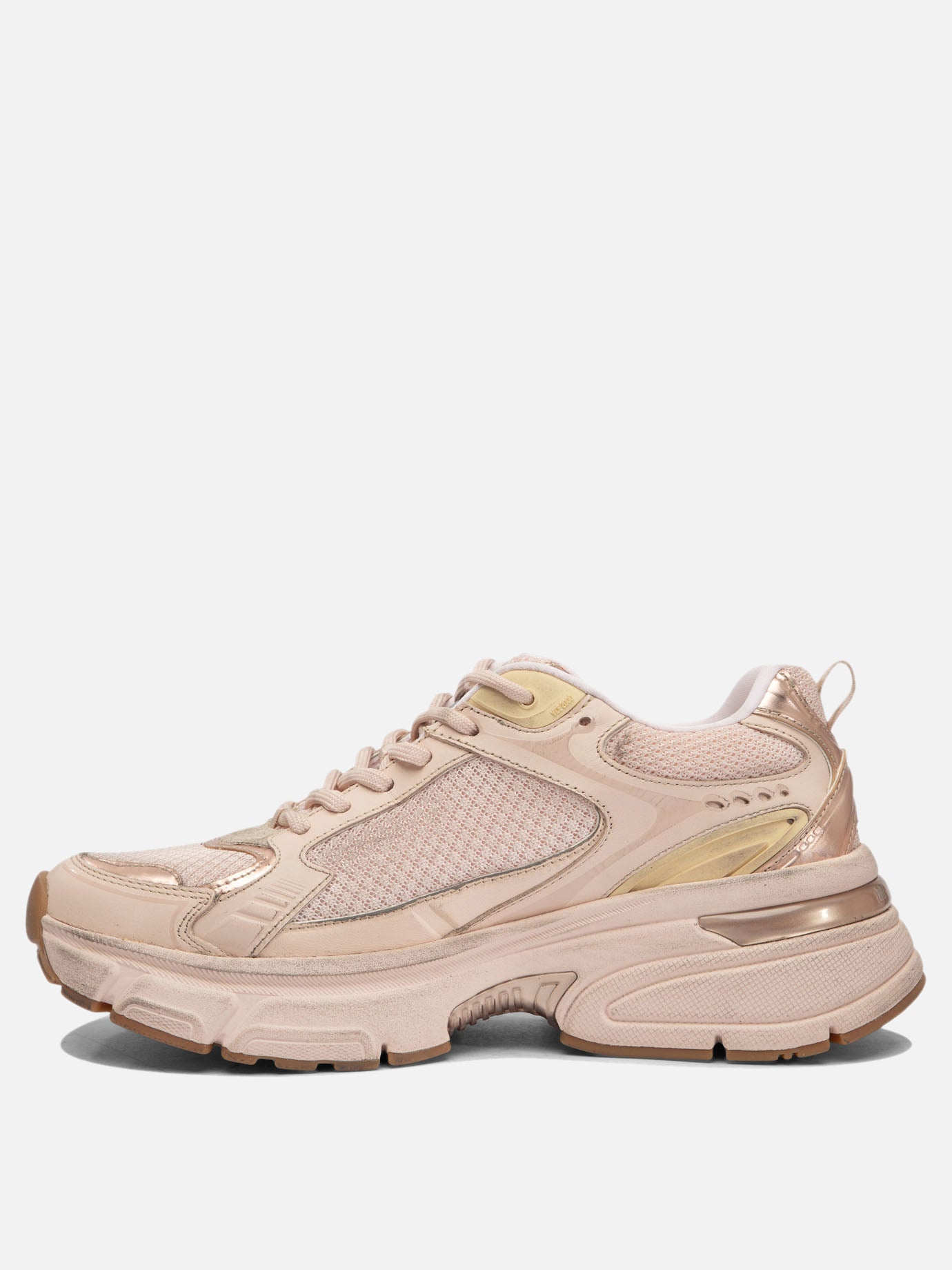 Low top sneakers 49% polyester 30% cow leather 12% polyurethane textile 9% ovine leather - 100% rubber  Pink - Golden Goose Women | PDP | VIETTI Online Store | Zoom-Modal_3
