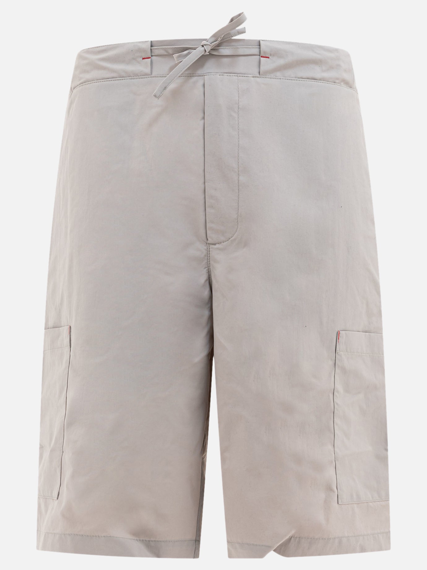 Short con lacci Solid colour  Grigio - Gr10K Uomo | PDP | VIETTI Online Store | Zoom-Modal
