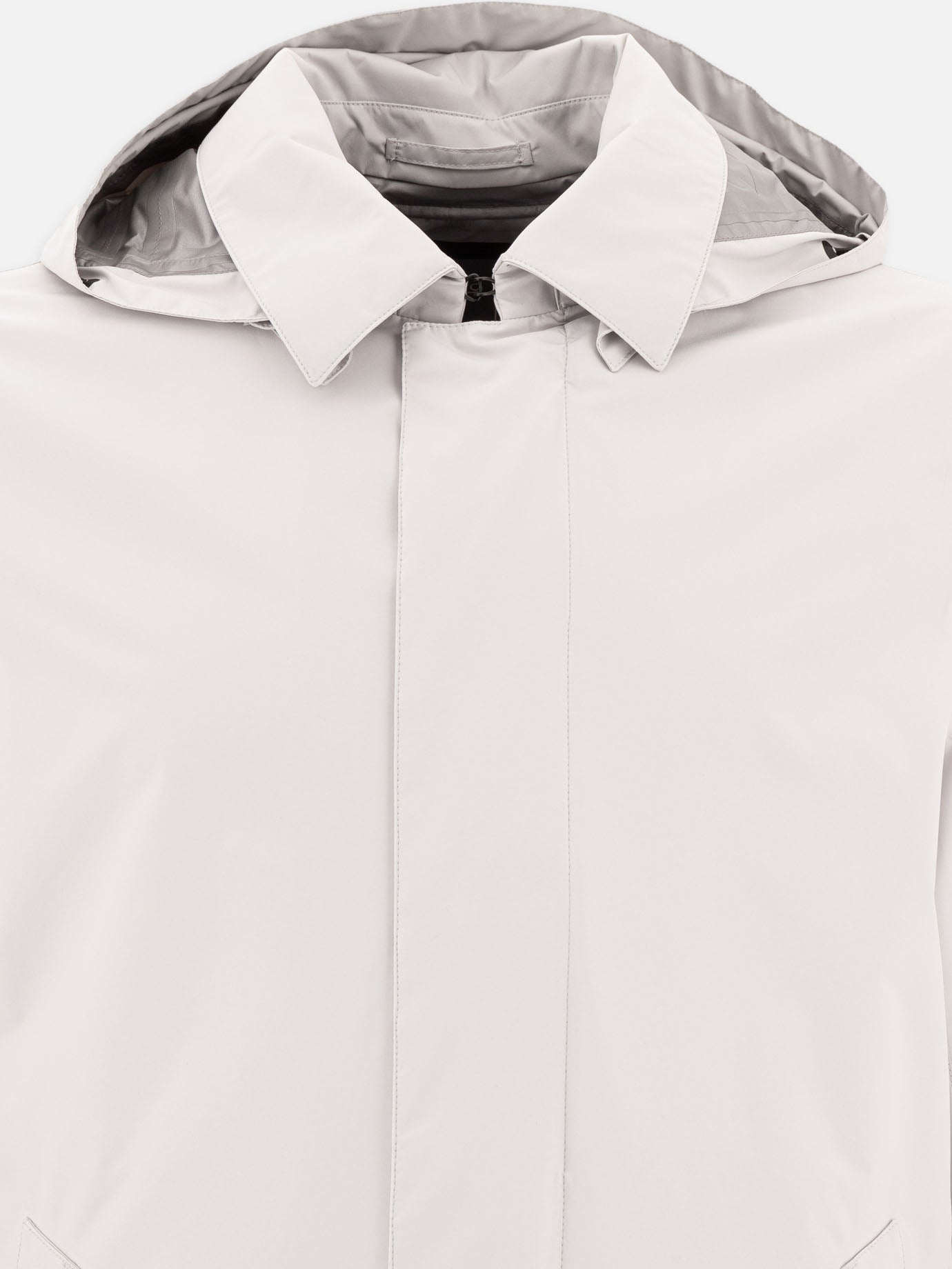 Raincoats & Trench coats Solid colour  Grey - Herno Men | PDP | VIETTI Online Store | Zoom-Modal_3
