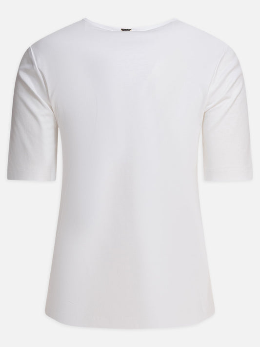 T-shirt scollo rotondo Solid colour  Bianco - Herno Donna | PLP | VIETTI Online Store | 2
