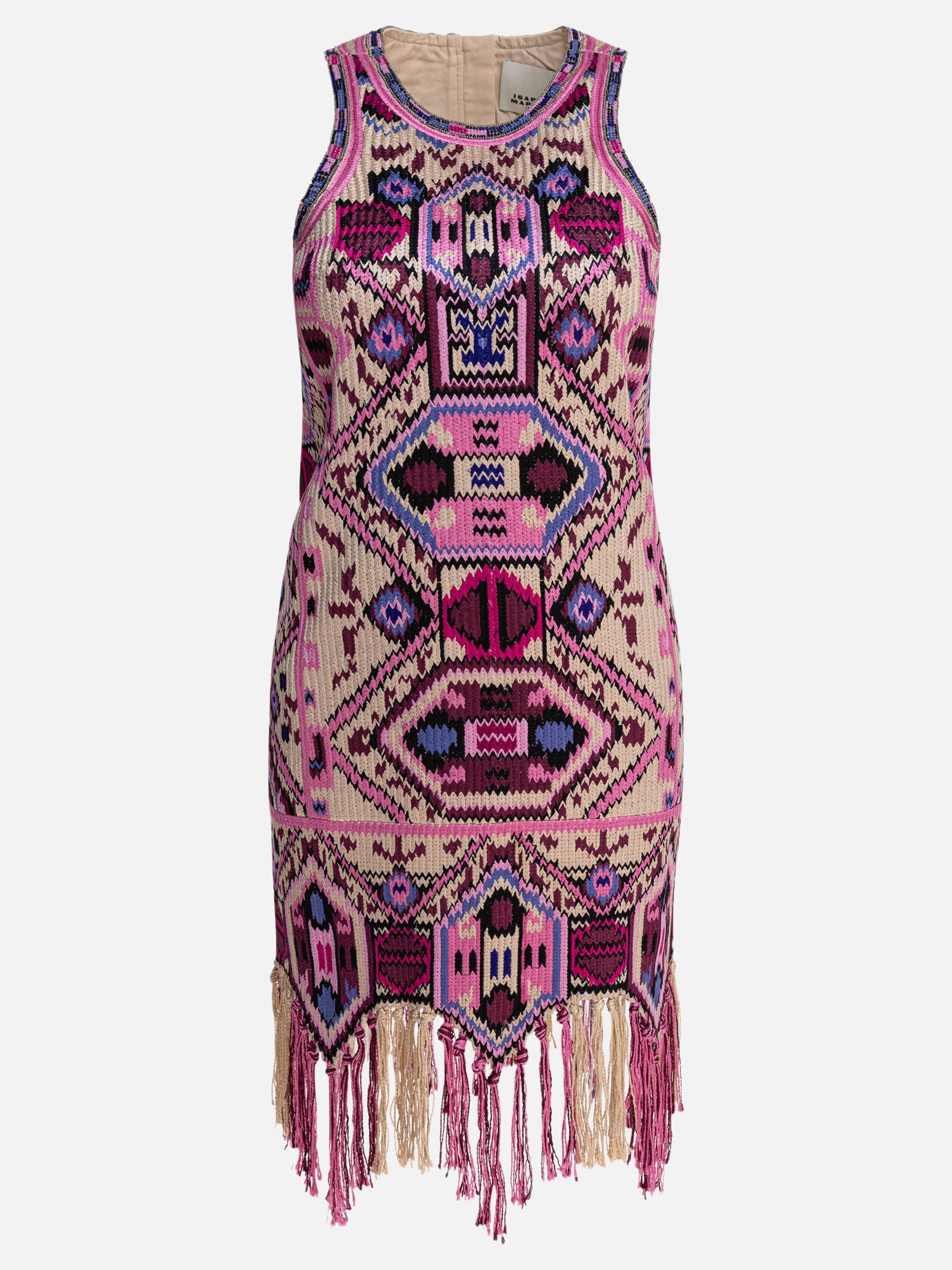 Mini dresses Embroidered  Pink - Isabel Marant Women | PDP | VIETTI Online Store | Zoom-Modal
