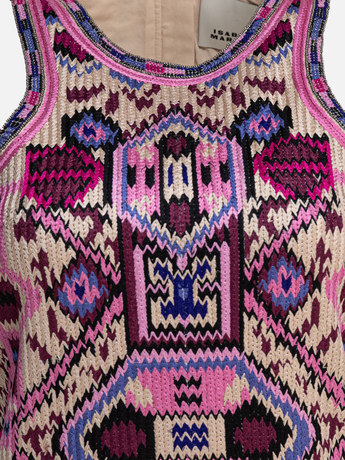 Mini dresses Embroidered  Pink - Isabel Marant Women | PDP | VIETTI Online Store | thumbnail_3