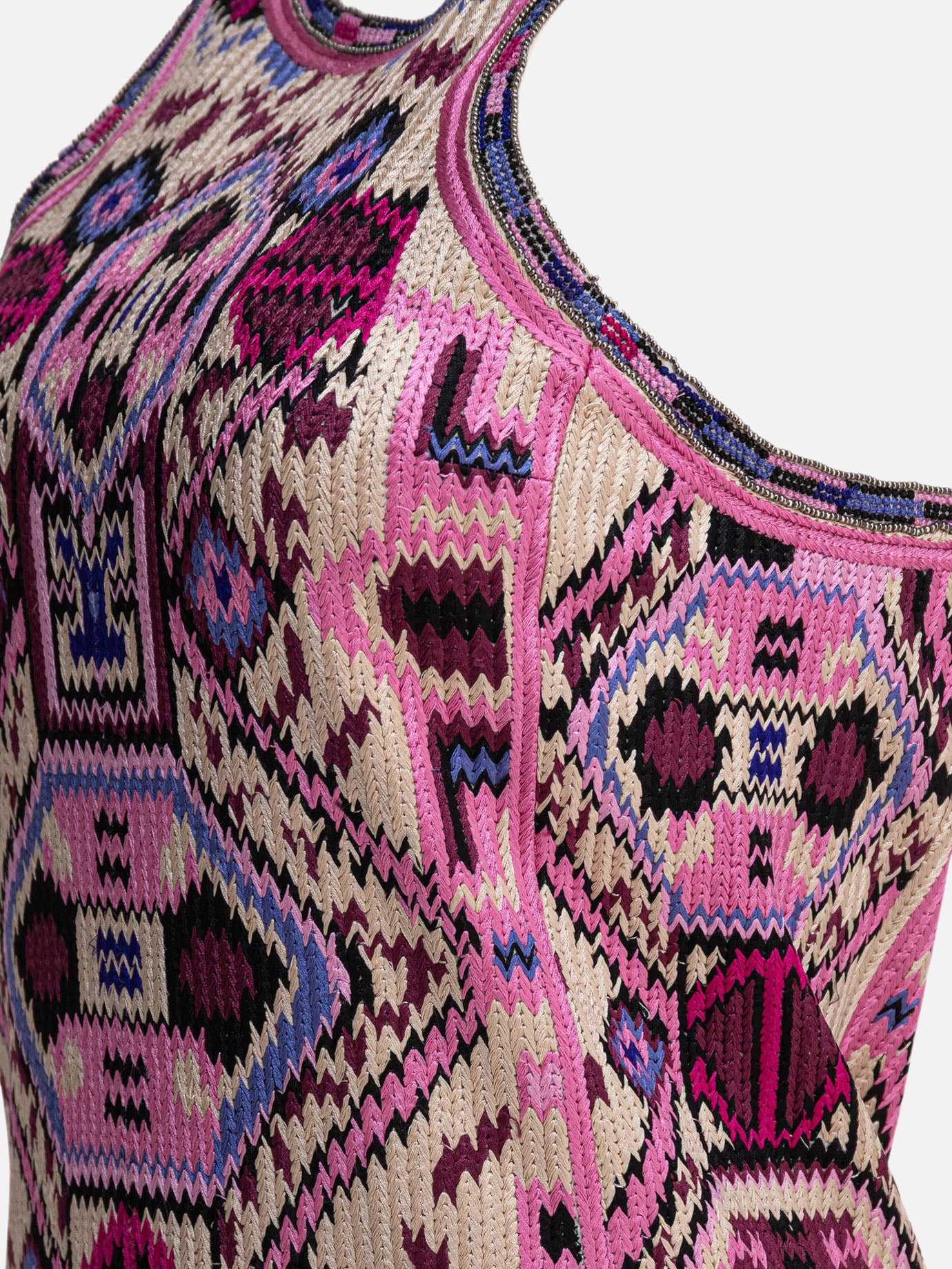 Mini dresses Embroidered  Pink - Isabel Marant Women | PDP | VIETTI Online Store | thumbnail_4