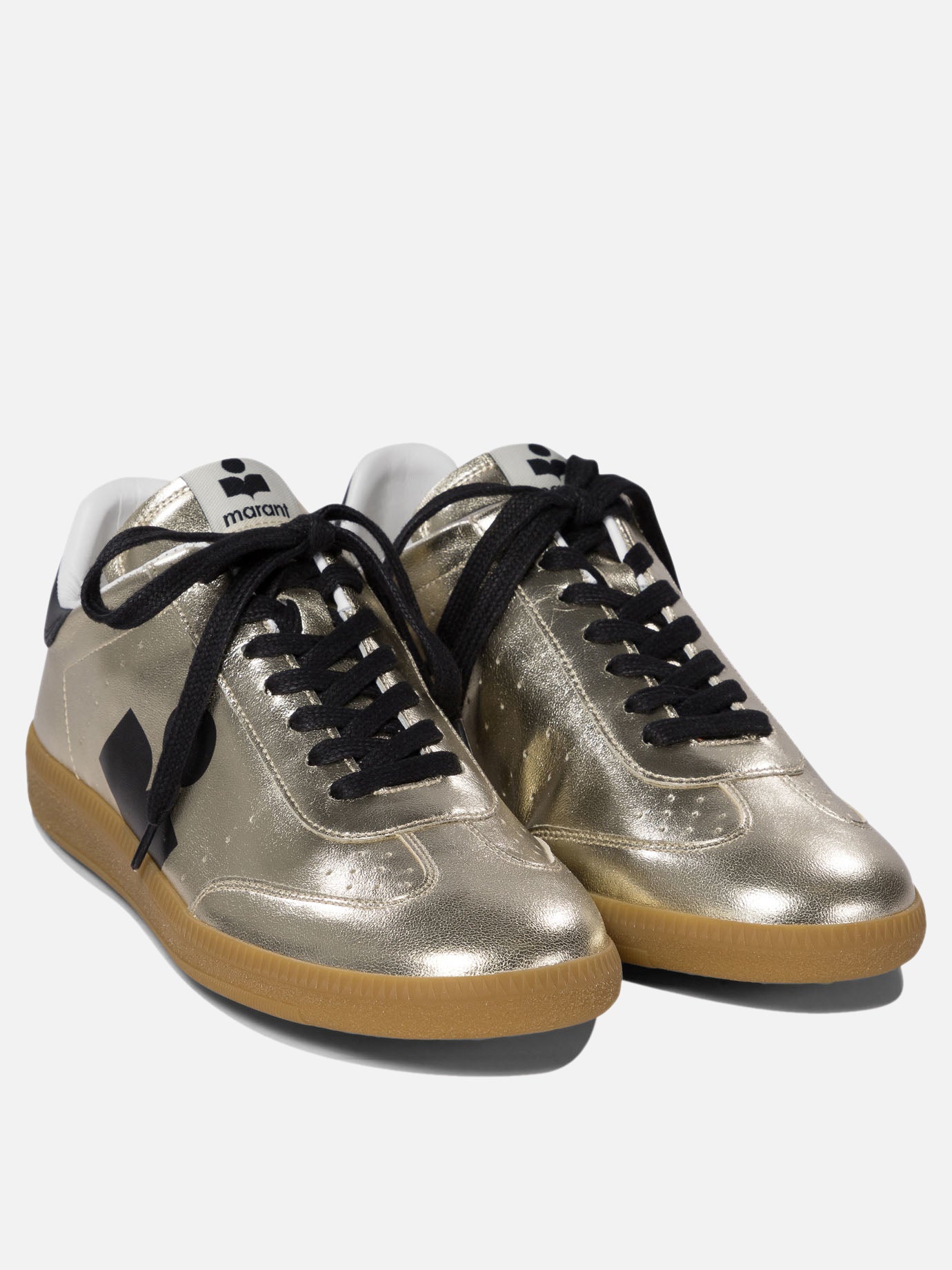 Low top sneakers 100% leather - 100% rubber  Gold - Isabel Marant Women | PDP | VIETTI Online Store | Zoom-Modal_2
