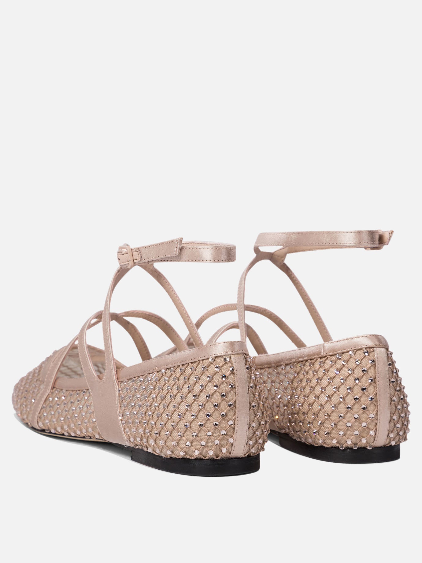 Ballerine classiche 80% polyamide 20% leather - 95% leather 5% rubber  Rosa - Jimmy Choo Donna | PDP | VIETTI Online Store | thumbnail_4