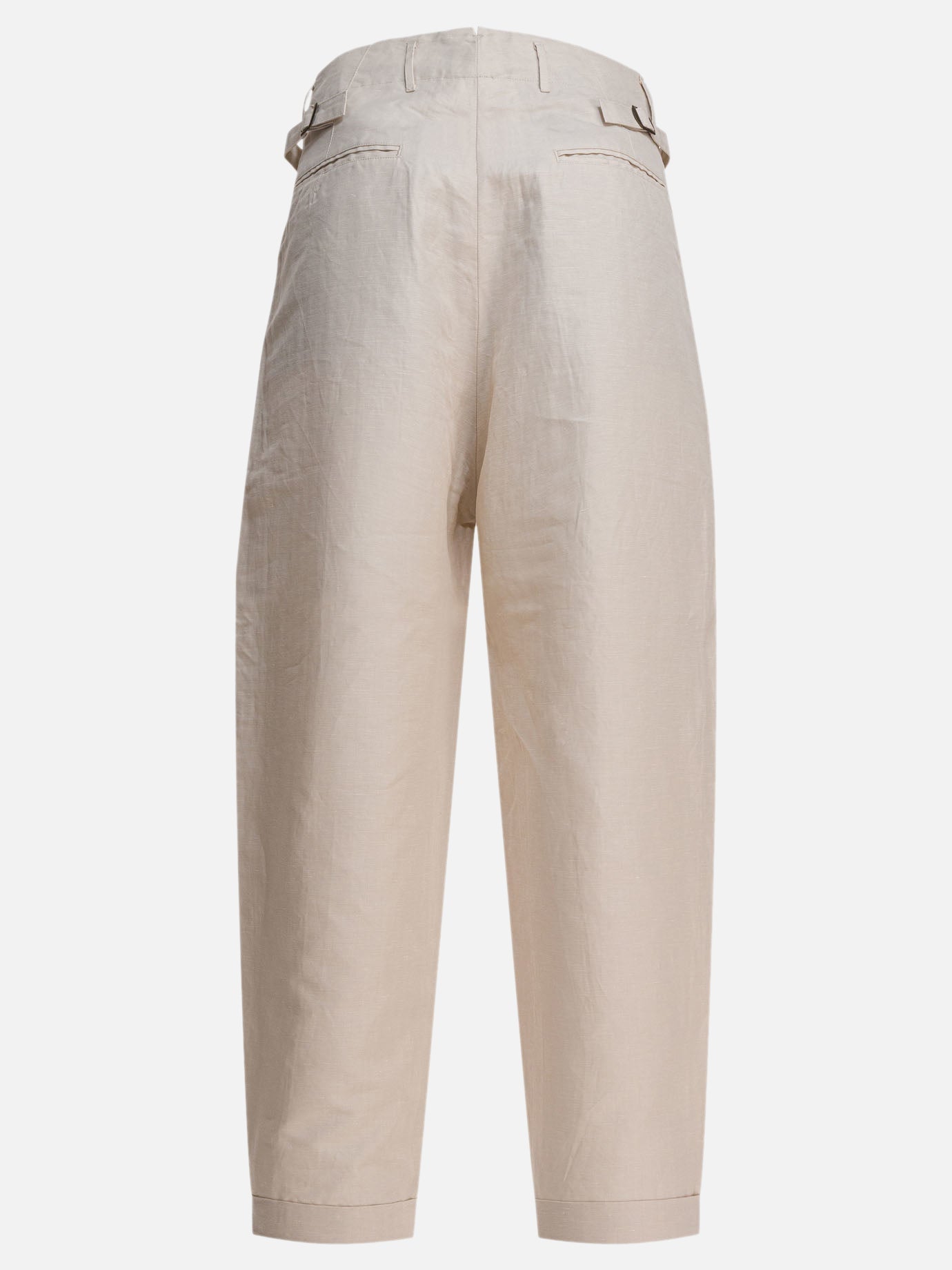 Cargo & parachute trousers Solid colour  Beige - KAPITAL Men | PDP | VIETTI Online Store | Zoom-Modal_2
