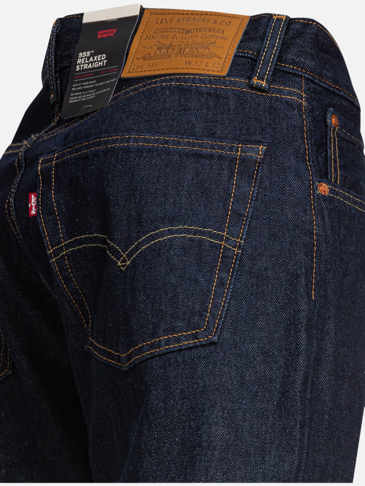 Straight-leg jeans Solid colour  Blue - Levi&#39;s Men | PDP | VIETTI Online Store | thumbnail_4