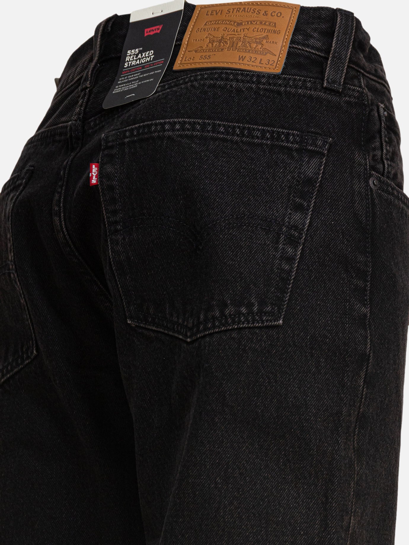 Straight-leg jeans Solid colour  Black - Levi's Men | PDP | VIETTI Online Store | Zoom-Modal_4
