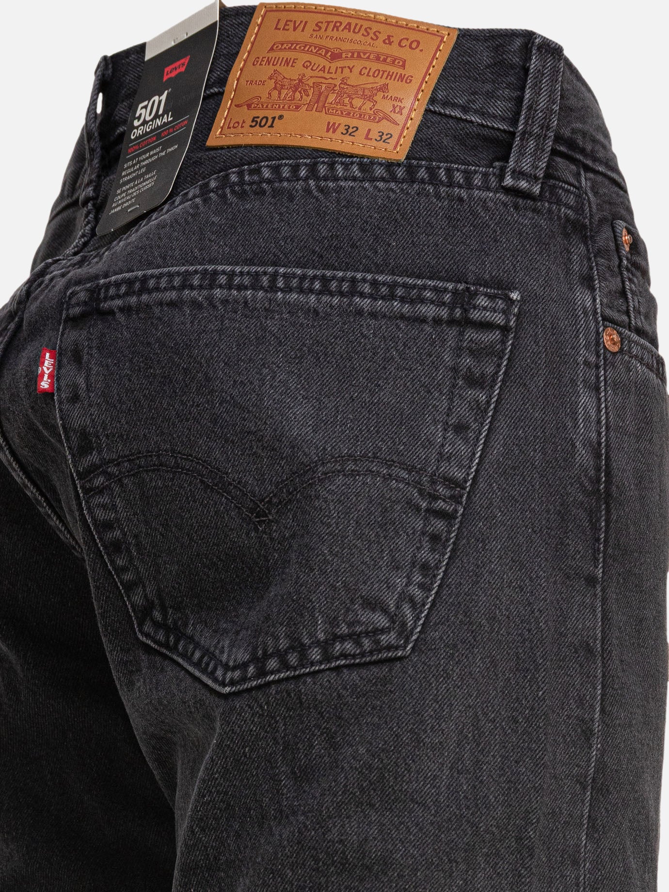 Jeans a gamba dritta Solid colour  Nero - Levi&#39;s Uomo | PDP | VIETTI Online Store | thumbnail_4