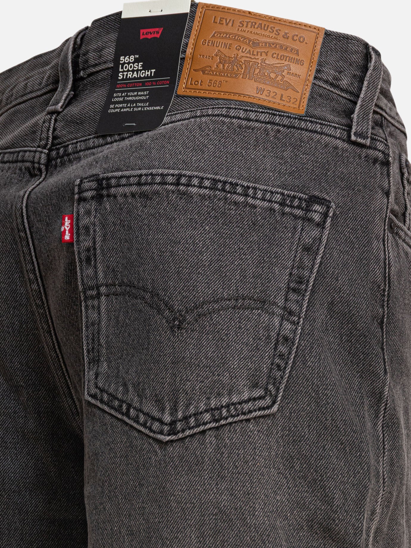 Jeans a gamba dritta Solid colour  Nero - Levi's Uomo | PDP | VIETTI Online Store | Zoom-Modal_4
