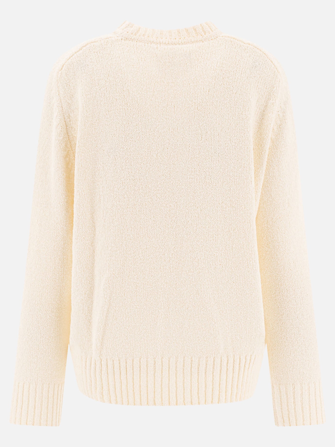 Crewneck sweaters Solid colour  White - Loulou Studio Women | PDP | VIETTI Online Store | Zoom-Modal_2
