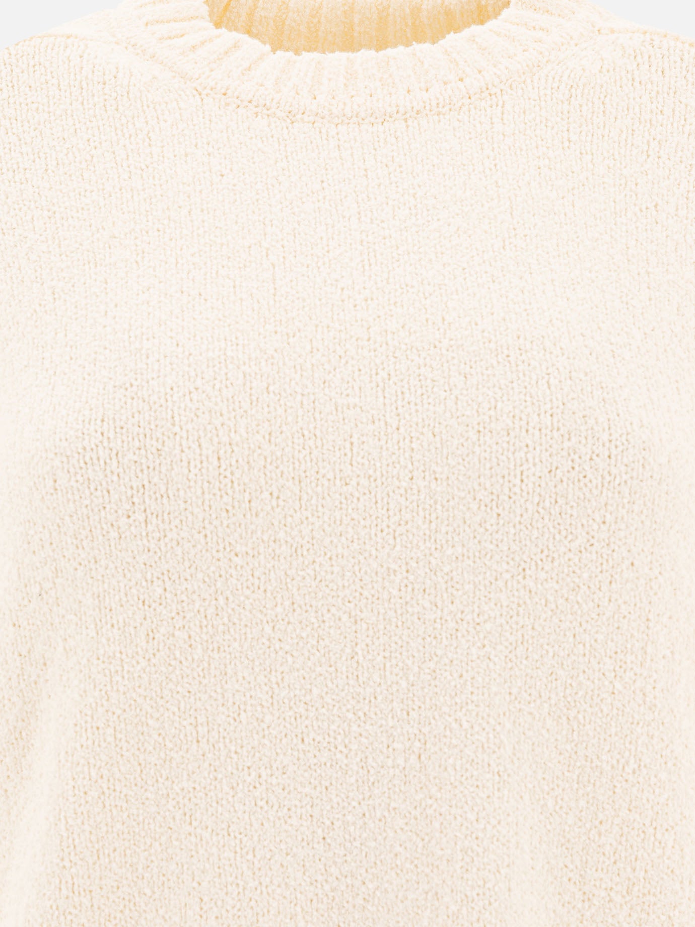 Crewneck sweaters Solid colour  White - Loulou Studio Women | PDP | VIETTI Online Store | thumbnail_3