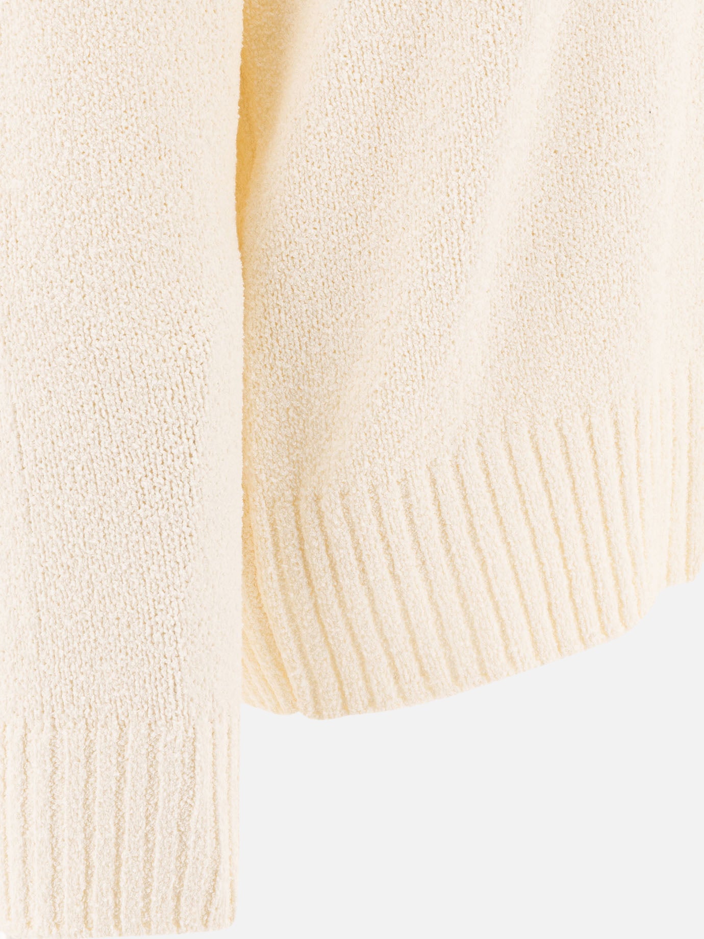 Crewneck sweaters Solid colour  White - Loulou Studio Women | PDP | VIETTI Online Store | Zoom-Modal_4
