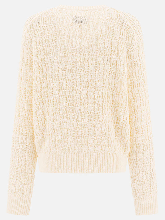 Cardigan Textured knit  Bianco - Loulou Studio Donna | PLP | VIETTI Online Store | 2
