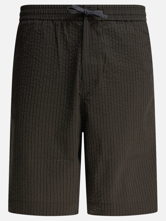 Short con lacci Striped  Verde - Maison Kitsuné Uomo | PLP | VIETTI Online Store 
