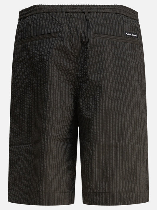 Short con lacci Striped  Verde - Maison Kitsuné Uomo | PLP | VIETTI Online Store | 2
