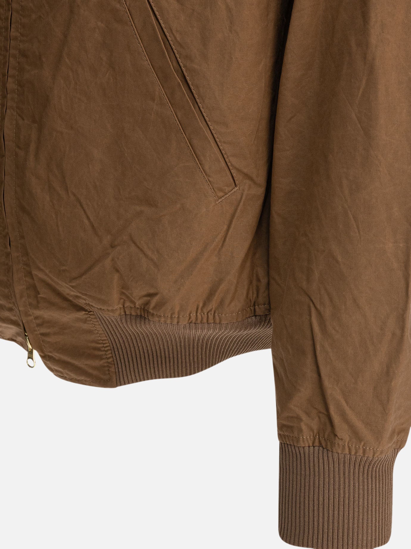 Bomber jackets Solid colour  Brown - Manifattura Ceccarelli Men | PDP | VIETTI Online Store | Zoom-Modal_4
